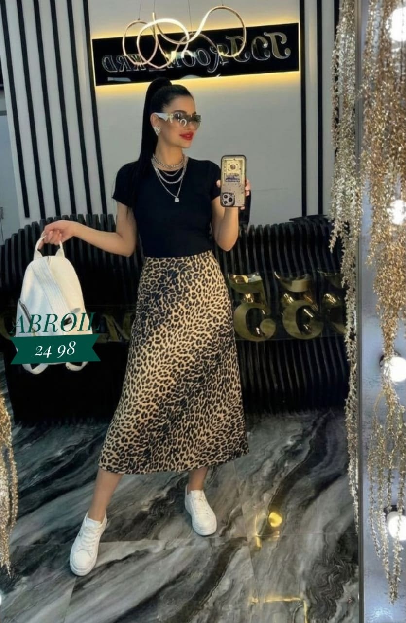 юбка миди,юбка,юбка шифоновая,леопардовая юбка,модная юбка