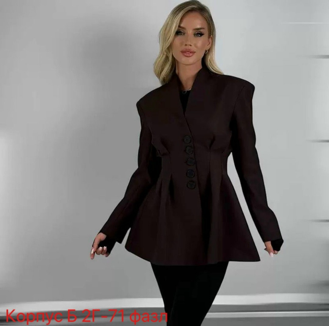 полупальто пиджак приталенное на осень укороченный pink marie,жакет приталенный,элегантный блейзер,женский пиджак,жакет приталенный wja-030501-1 1811 eighteen one one