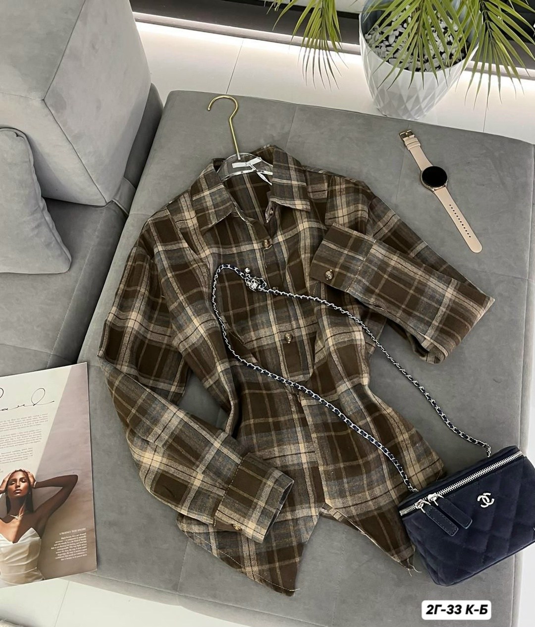 рубашка в клетку серо-бежевого цвета,рубашка в клетку оверсайз удлиненная 2e_brand,рубашка enamour женская коричневая в клетку арт. 1665414754,рубашка клетка,рубашка в клетку женская