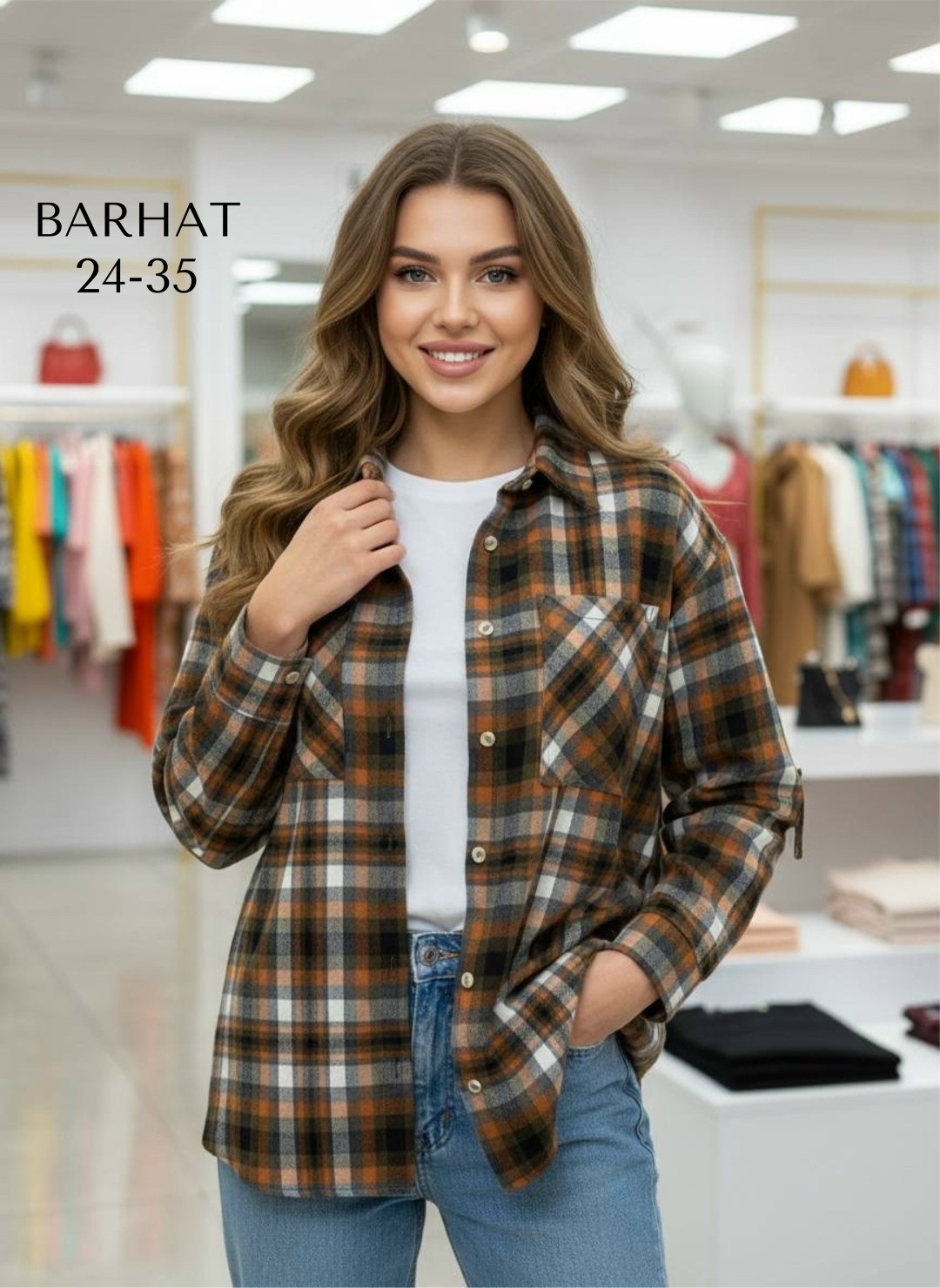 рубашка люше 4150 бордо,женская рубашка в клетку,женская рубашка,рубашка lyushe 4150 бордо,клетчатая рубашка