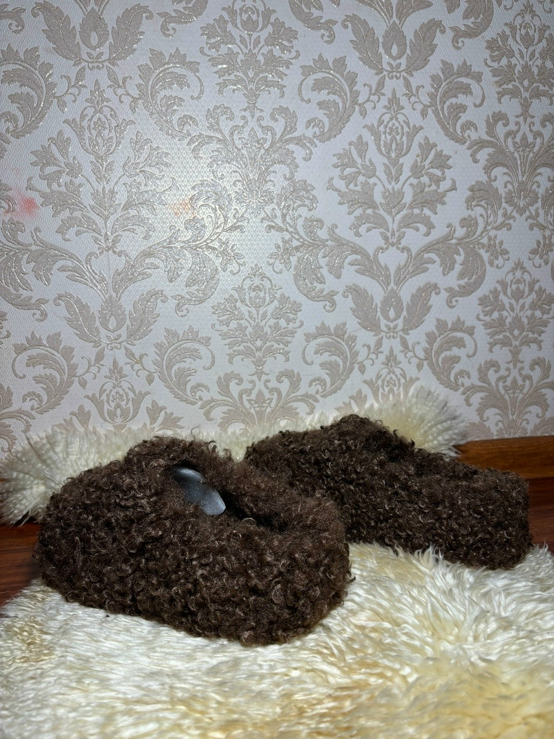 тапочки меховые домашние,тапочки кудрявые меховые 377081995,домашние тапочки "марокко" из овчины коричневые,домашние тапочки,вязаные тапочки