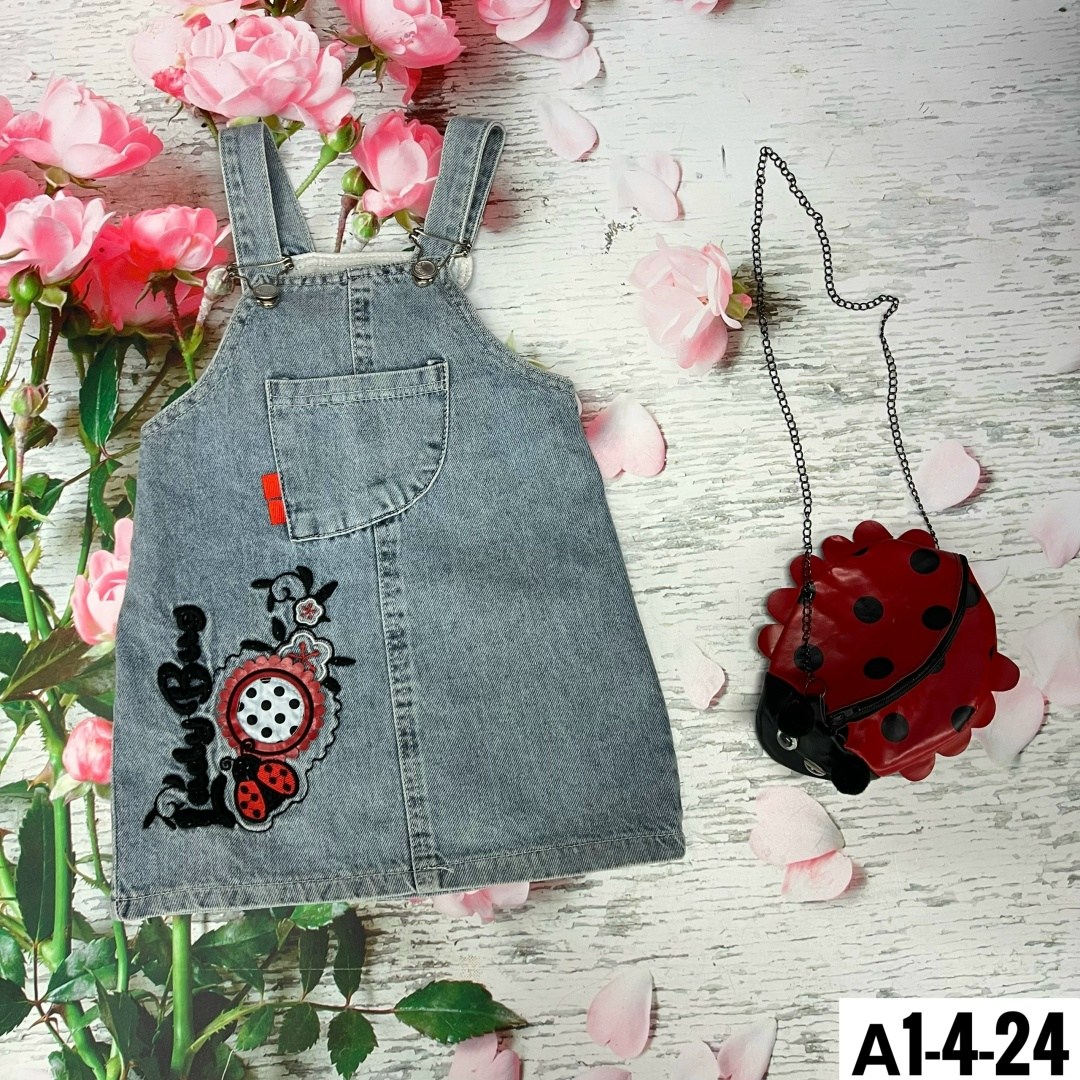 джинсовый сарафан для девочки,сарафан детский джинсовый,джинсовый сарафан,джинсовый сарафан для девочки trp4368,сарафан детский