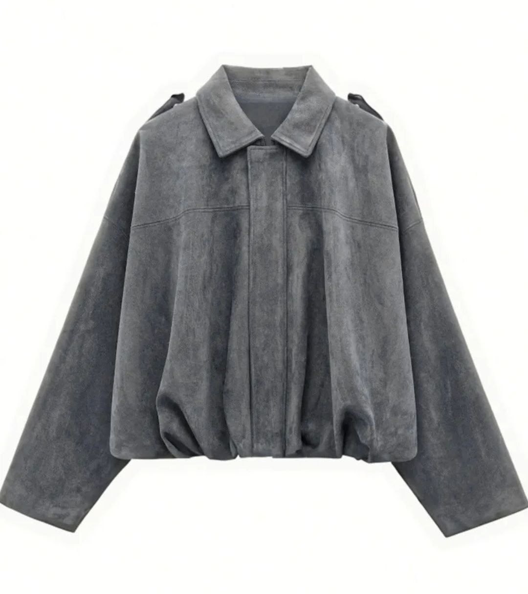 повседневная куртка,куртка из искусственной замши,куртка свободного кроя,модная куртка,замшевая куртка