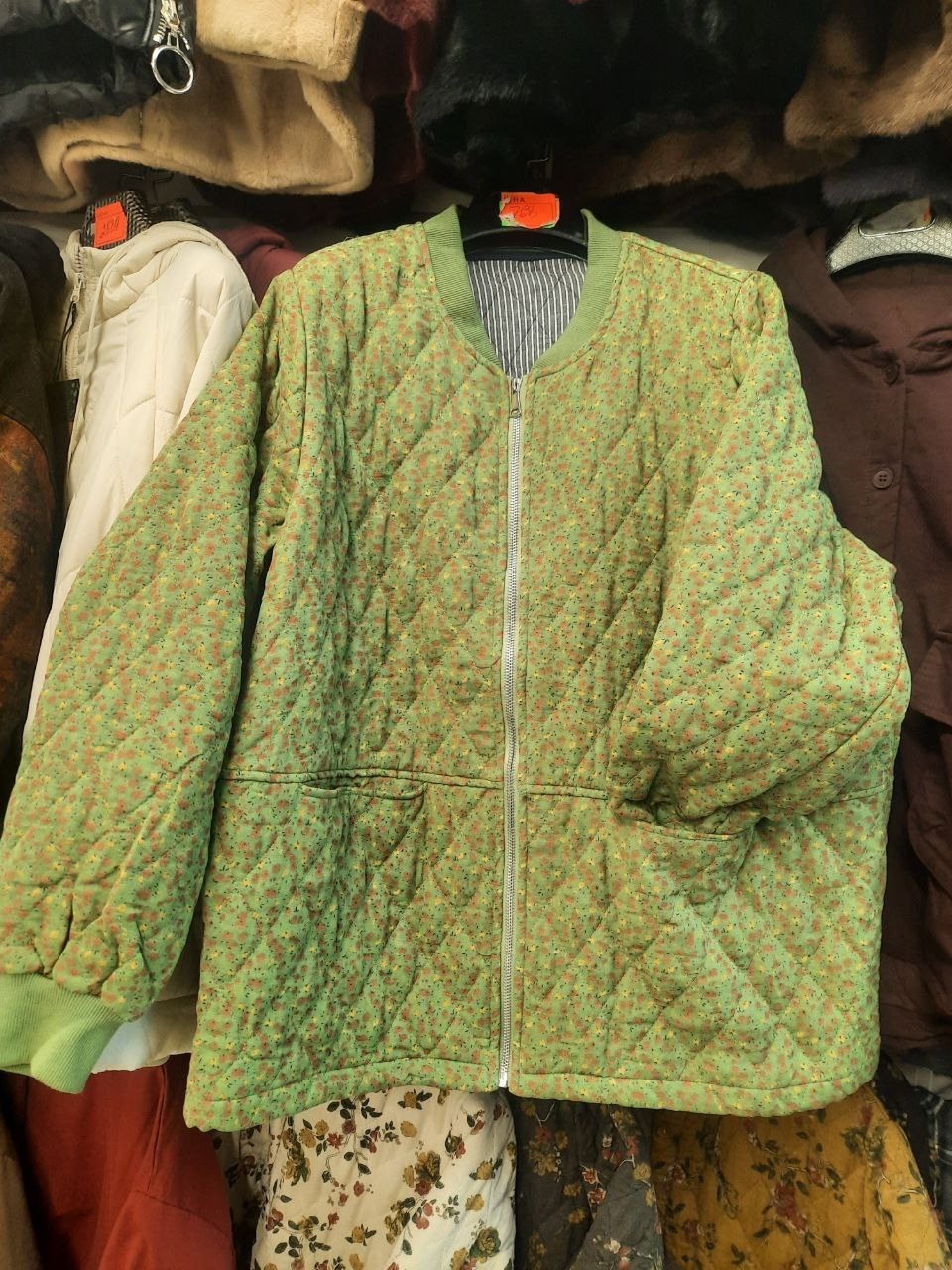 куртка фуфайка утепленная стеганая из хлопка new lilu,женская куртка,женская стеганая куртка с цветочным принтом,куртка в стиле бохо,куртка стёганная короткая фуфайка бомбер овербохо