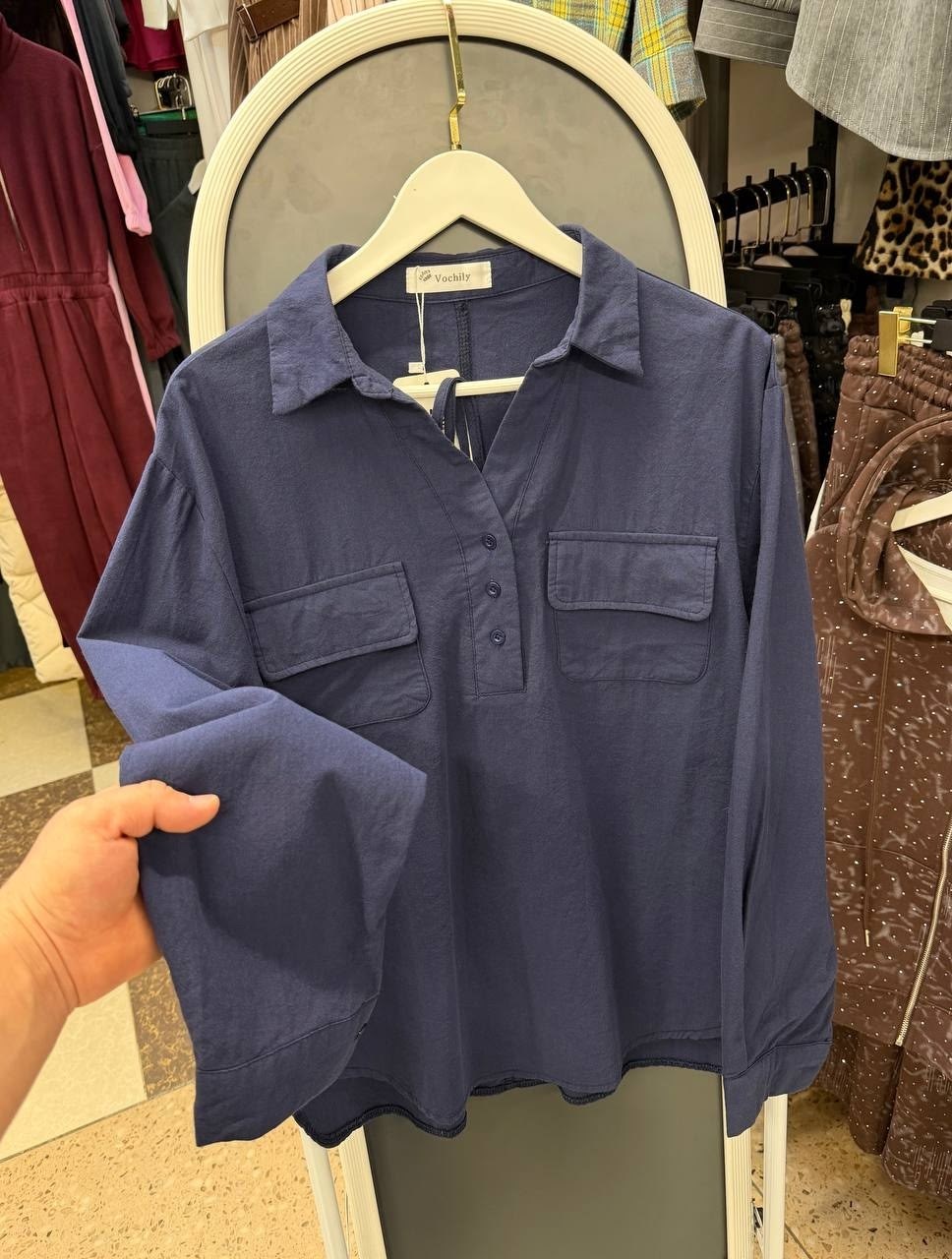 повседневная рубашка,рубашка женская с карманами,модная рубашка,рубашка женская,рубашка свободного кроя