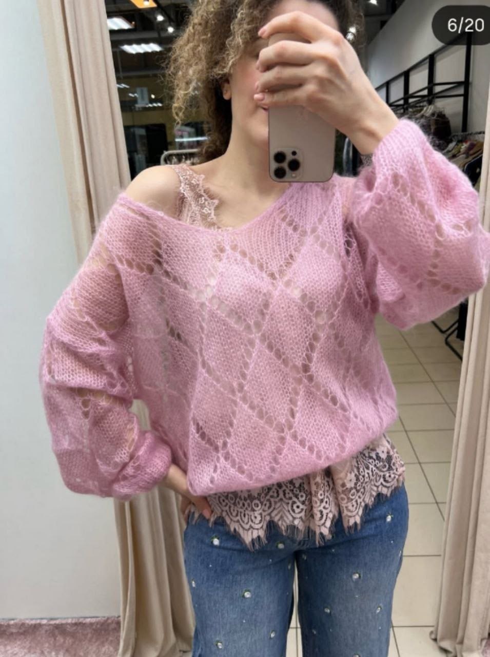 джемпер вязаный женский из мохера,джемпер связанный из мохера,джемпер из мохера,ажурный свитер из кид мохера,джемпер из кид мохера на шелке