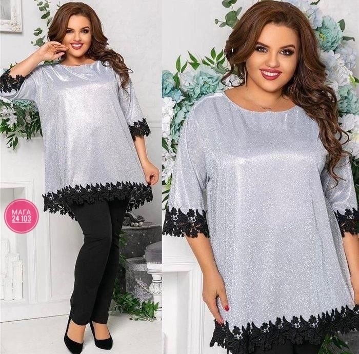 туника нарядная,фасон блузки из ткани люрекса,туника праздничная,блузки из люрексовой ткани для полных женщин,туники люрекс цена 1800