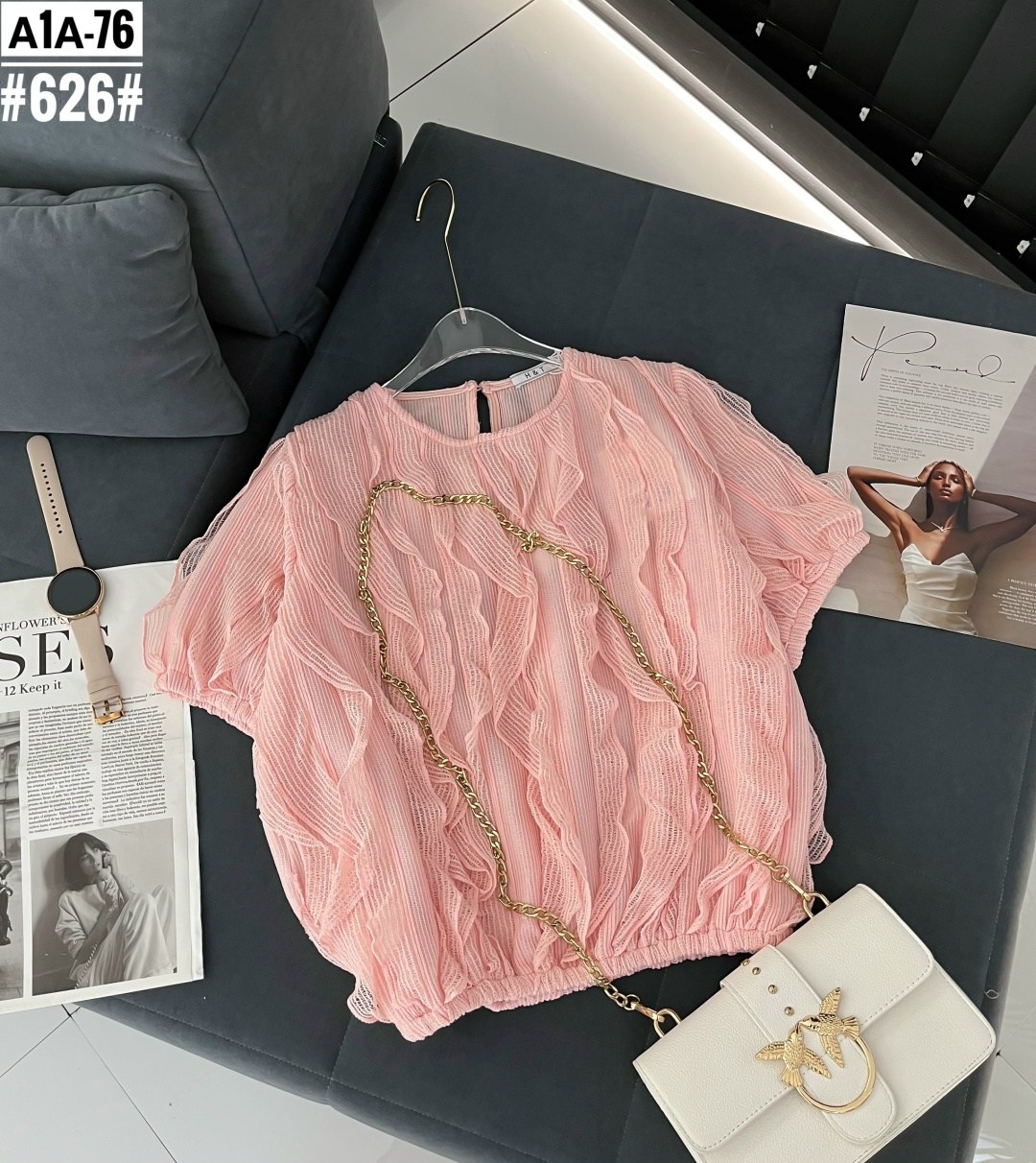 женская блузка,блузка стильная,блузка с оборками,женская блуза,шифоновая блузка