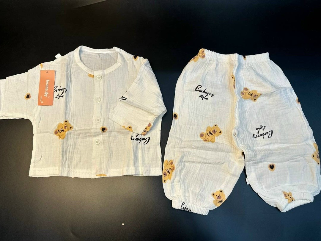 комплект пижама,пижама детская,пижама для ребенка,пижама для малышей,детская муслиновая пижама