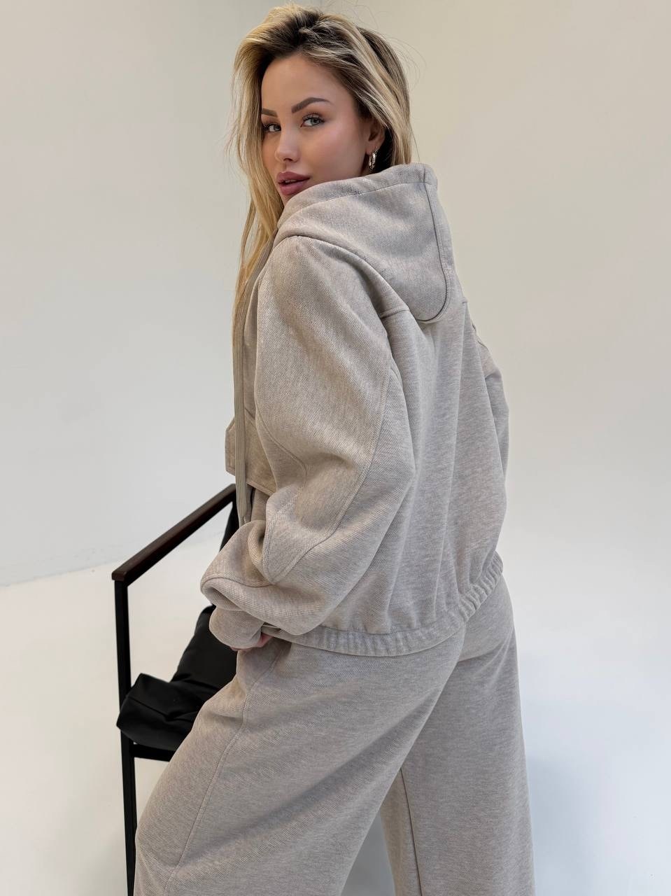 трикотажный костюм,женский трикотажный костюм с брюками,спортивный костюм,костюм двойка брючный теплый темно-серый,спортивный костюм женский