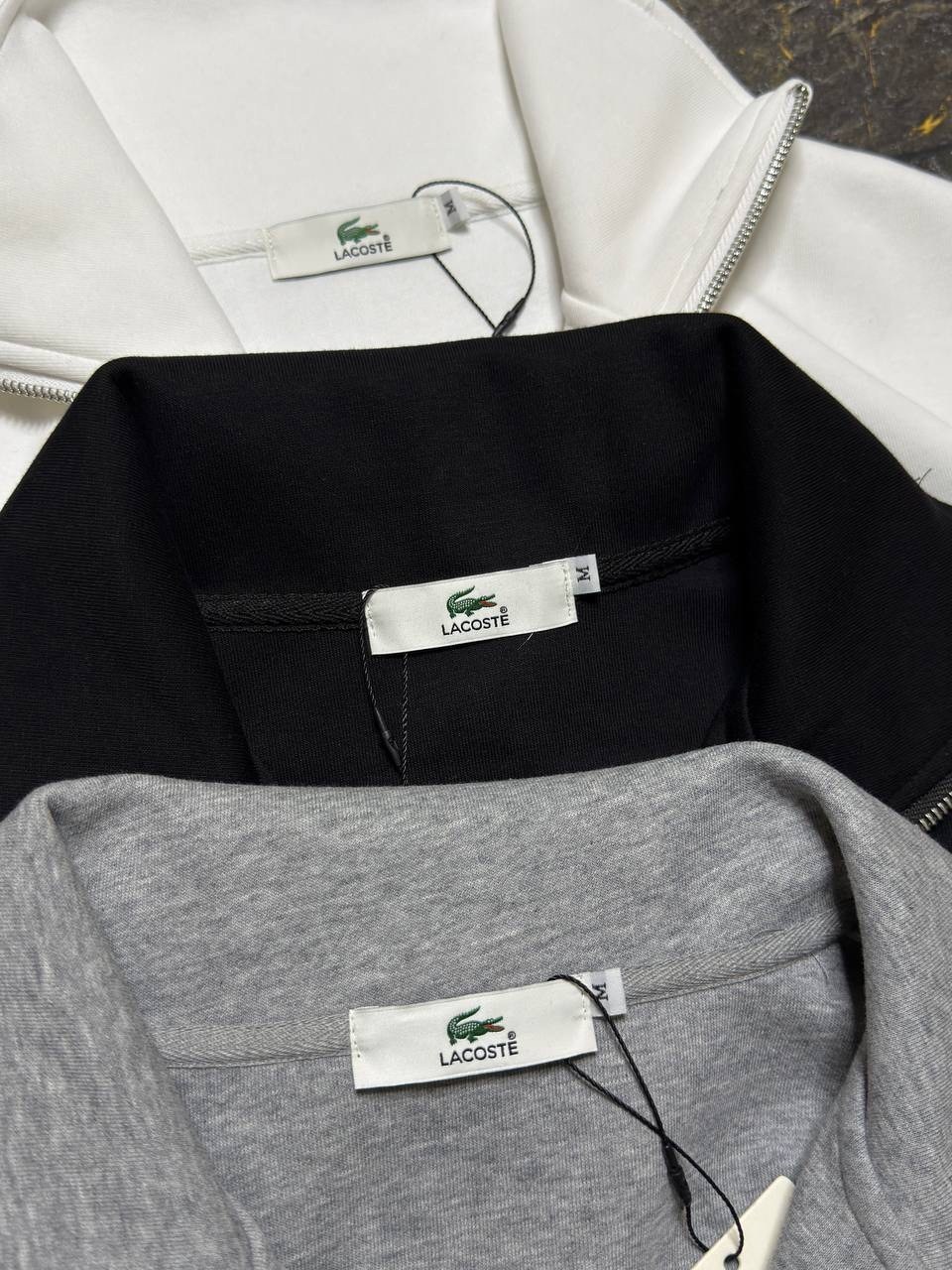 свитшот lacoste,мужской хлопковый свитер lacoste на молнии с высоким воротом,кофта толстовка,кофта лакоста,свитшот мужская