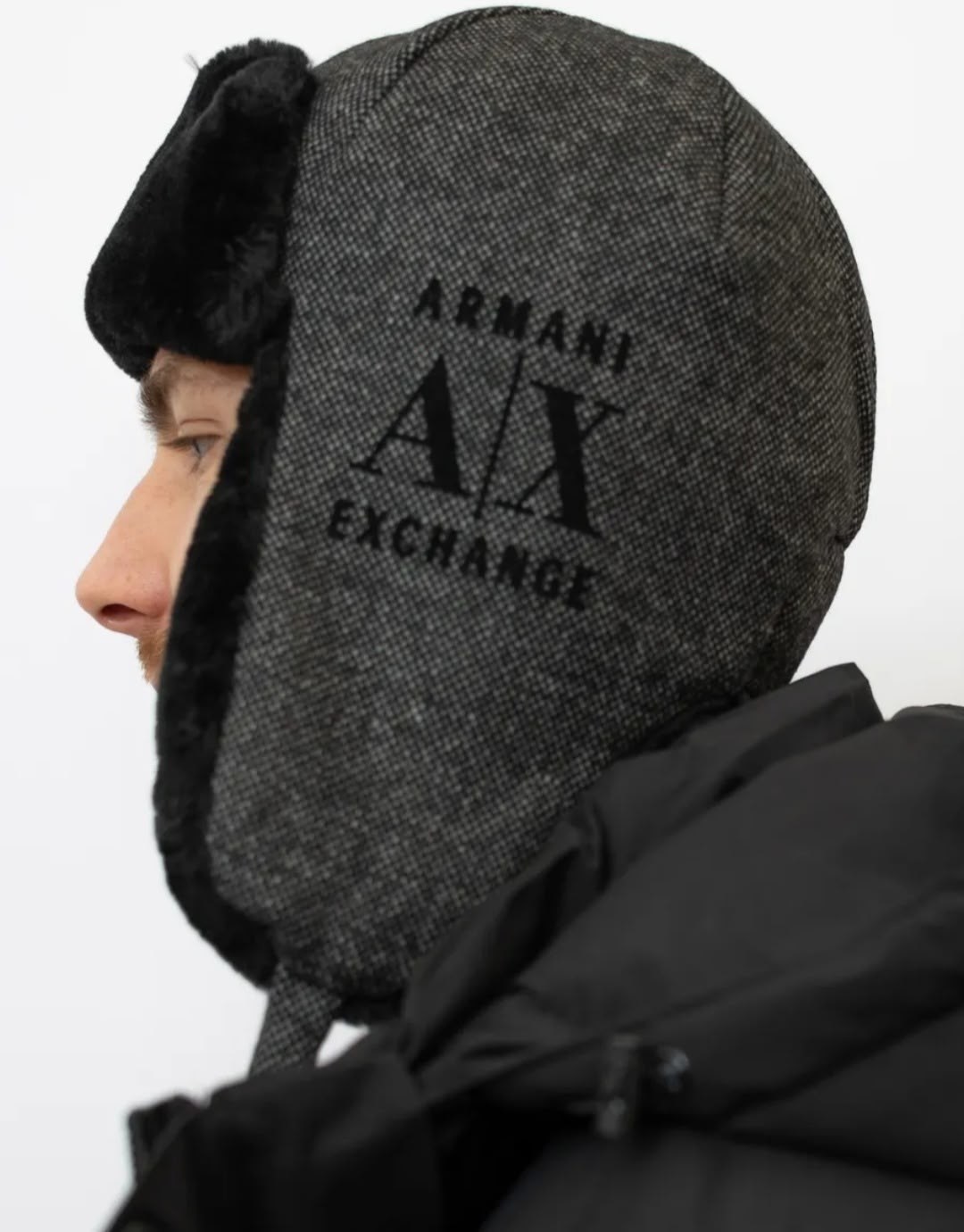 шапка-ушанка emporio armani ea7 серого цвета,шапка ушанка diesel,шапка ушанка,зимняя шапка ушанка,шапка ушанка мужская antar 236612324 черная