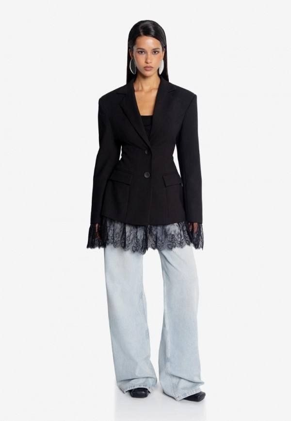 жакет с кружевом,жакет деловой,жакет