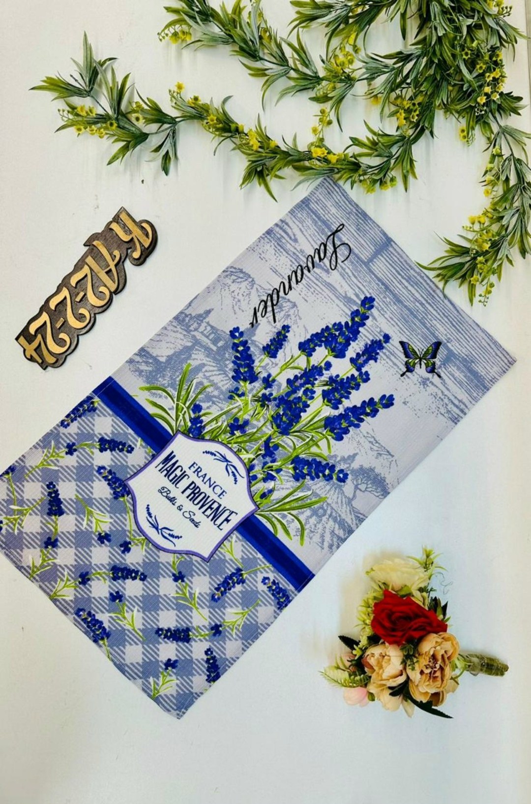 кухонные полотенца лаванда,вафельное кухонное полотенце,набор вафельных кухонных полотенец,полотенца кухонное,полотенца кухонные вафельные набор 3 шт