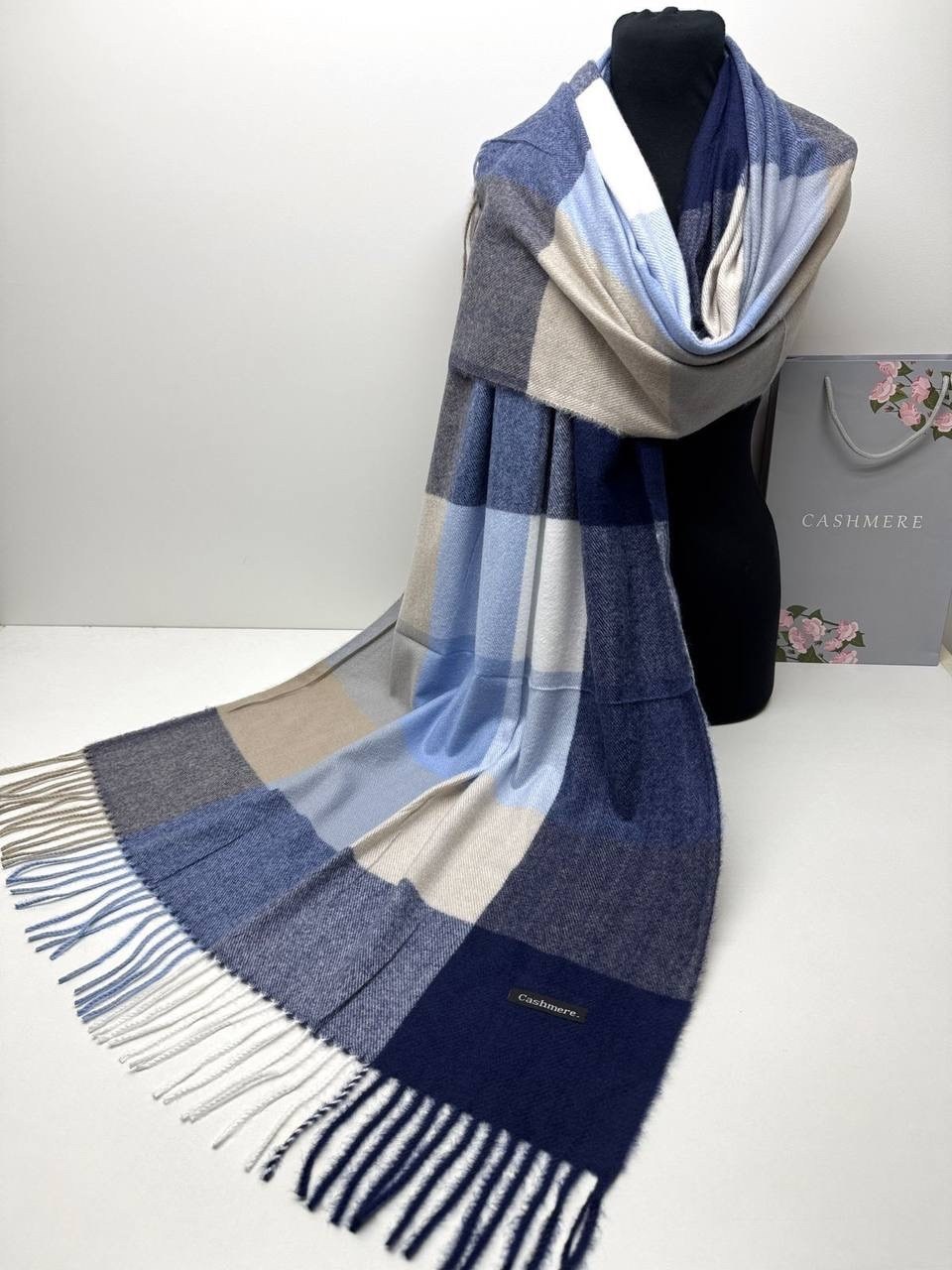 палантин женский,палантин женский в клетку 180*80 см арт 1387327,палантин теплый,шарф женский теплый палантин подарок,палантин кашемировый женский