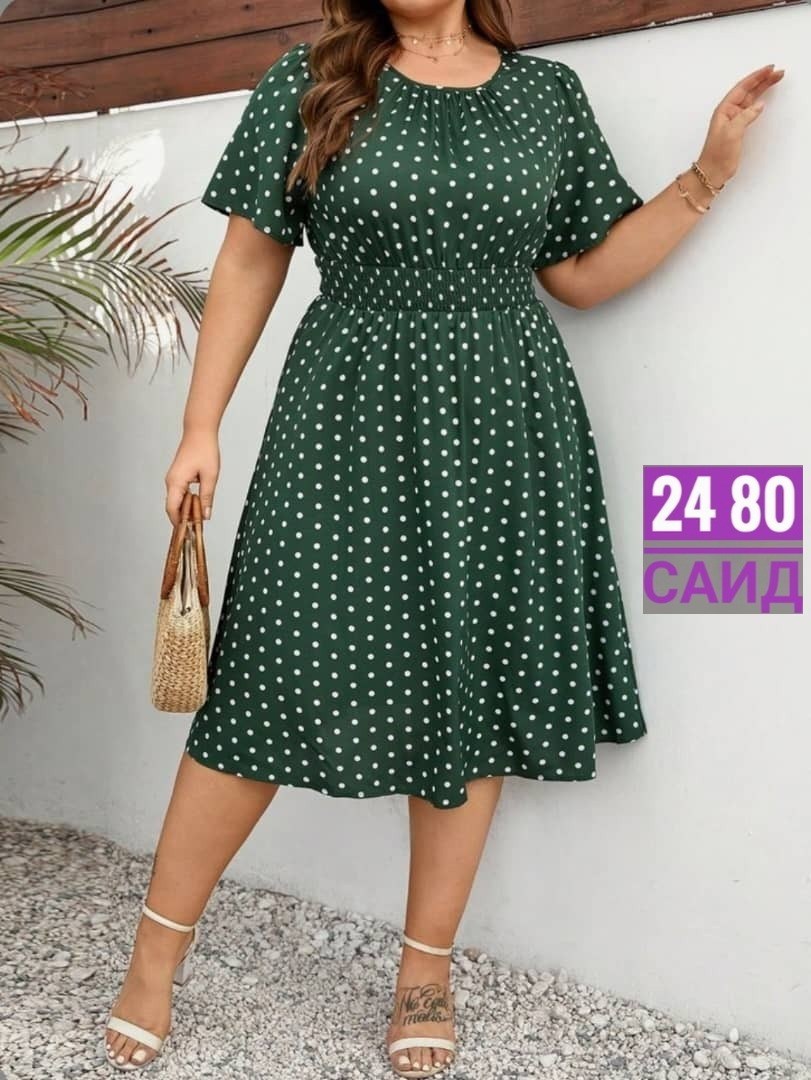 платье женское в горошек больших размеров,женское платье больших размеров,женское платье в горошек,платье большие размеры,летнее платье больших размеров