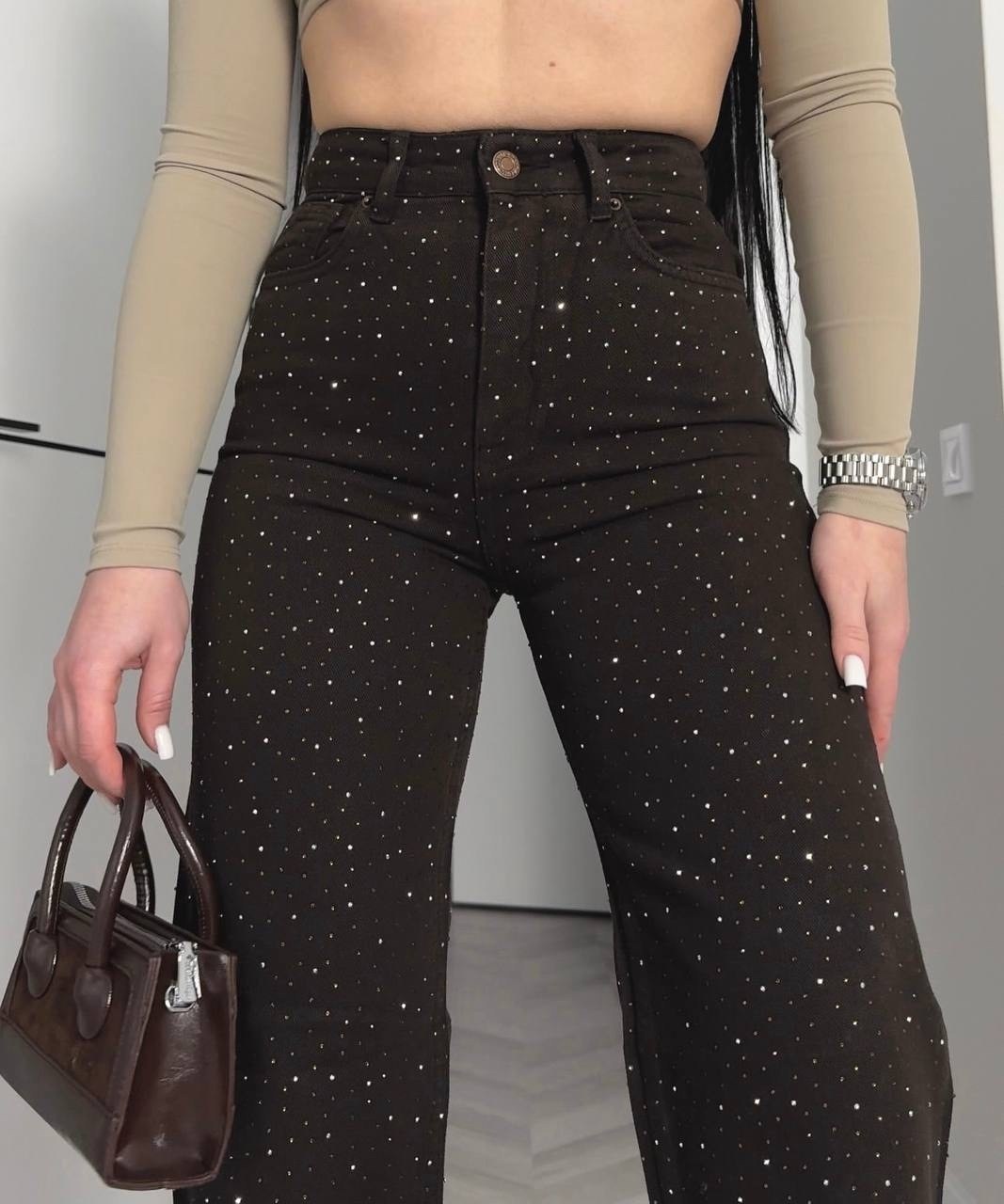 штаны с пайетками,брюки со стразами,брюки пайетки,широкие брюки