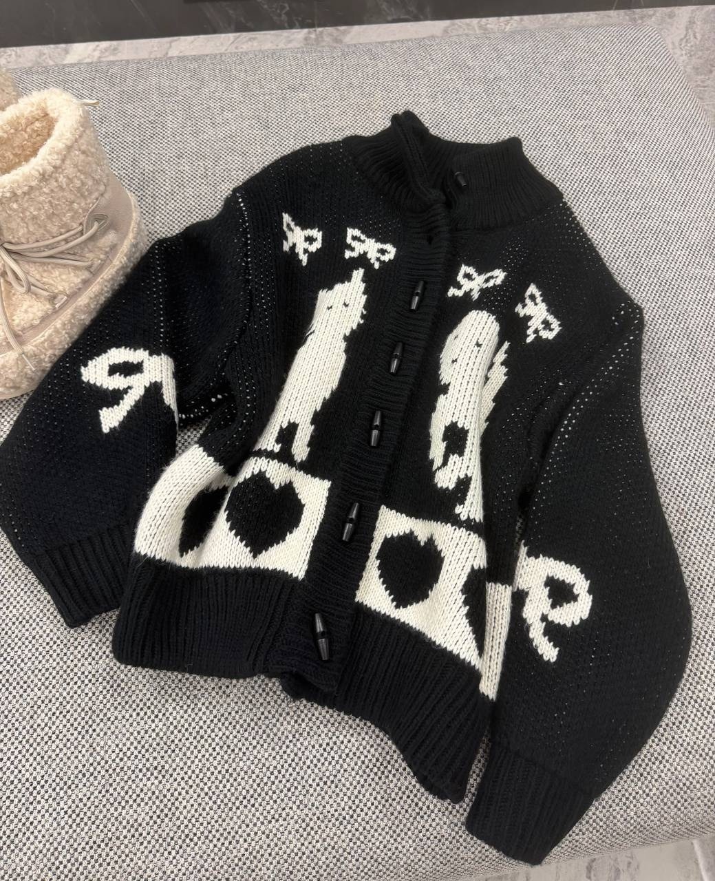 стильные кардиганы,вязаные кардиганы,зимние образы,зимний стиль,кардиган с принтом