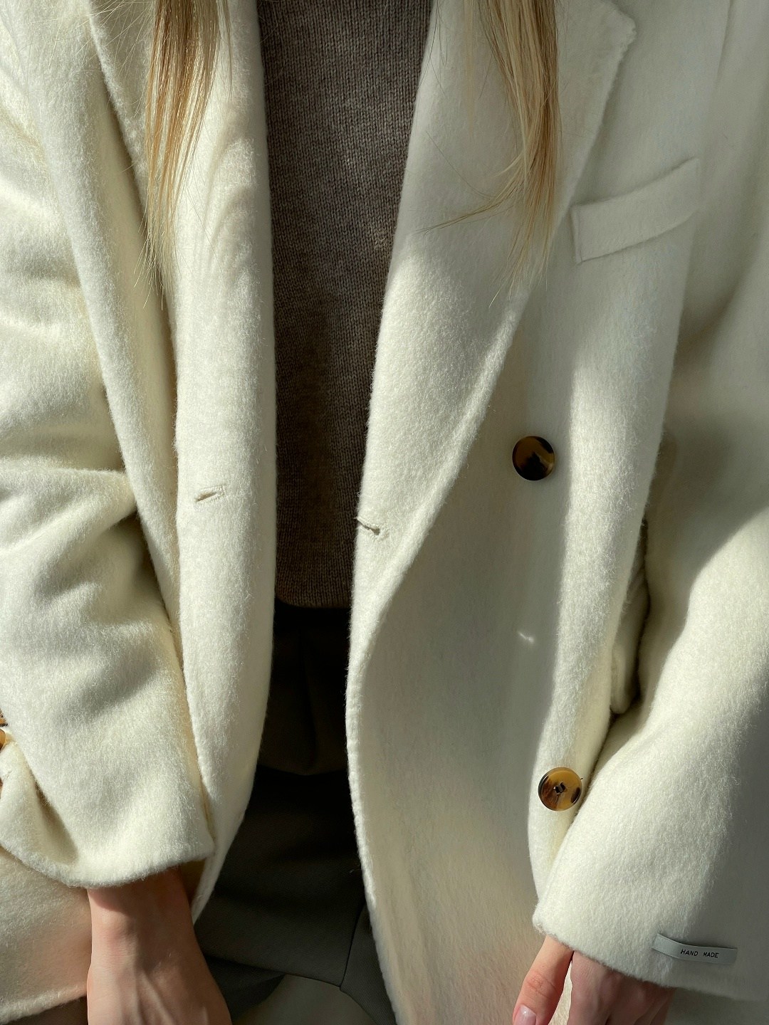 модное пальто,пальто оверсайз,женское пальто,белое пальто оверсайз,шерстяное пальто