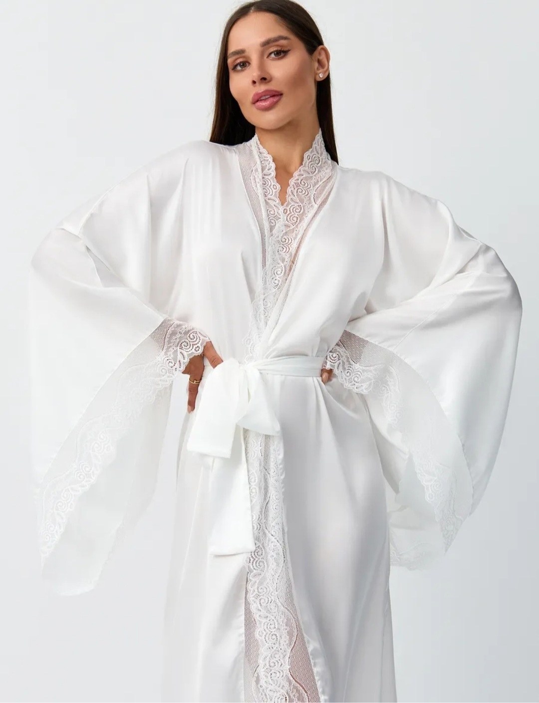 шелковый халат длинный,халат женский,халат атласный,халат шелковый кружевной,халат женский шелковый