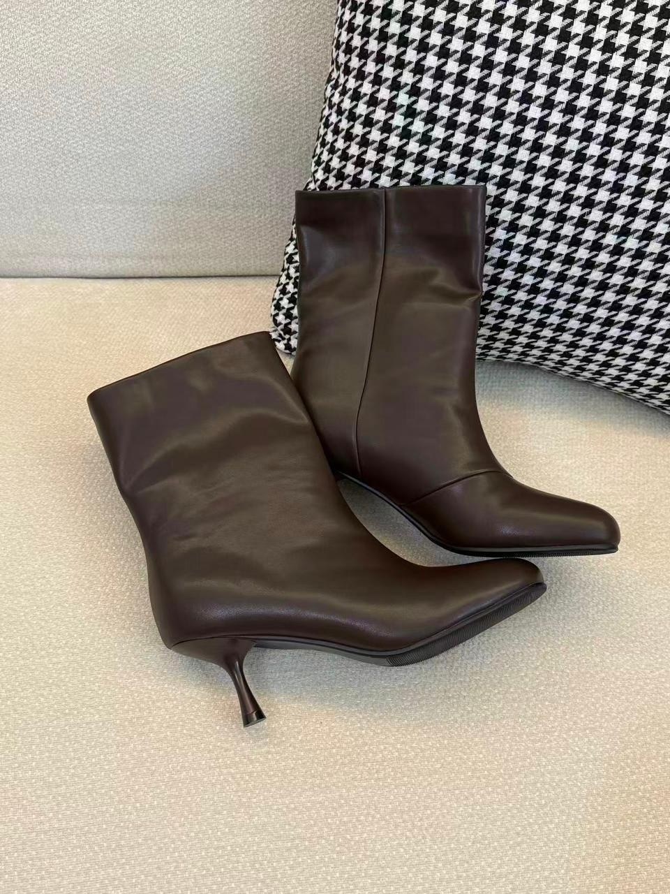 ,ботильоны женские,кожаные ботильоны,ботильоны баленсиага, женская