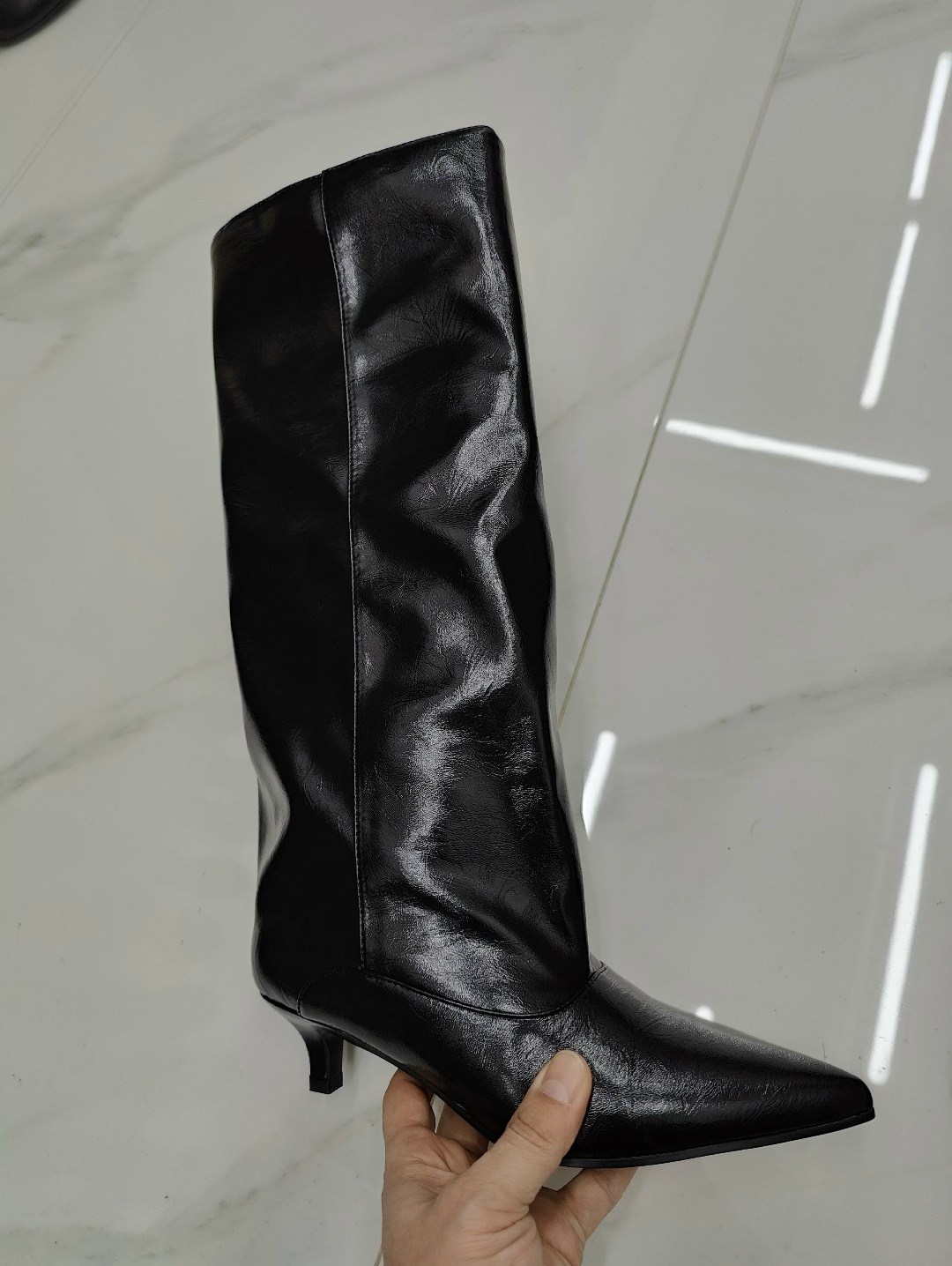 женские современные сапоги до колена на высоком каблуке,сапоги,модные женские высокие сапоги с острым носком,женские сапоги,сапоги демисезонные на маленьком каблуке gh collection