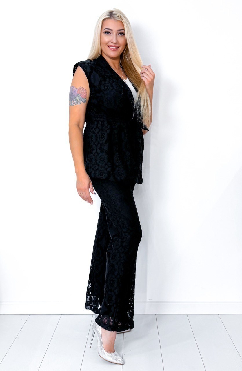 костюм двойка гипюр,гипюровый кардиган,кружевной кардиган,костюмы брючные,жакет с кружевом