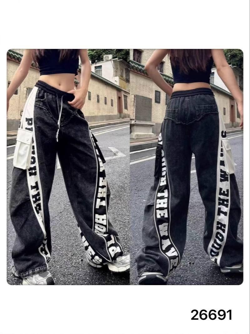 женские джинсы,стильные джинсы,джинсы с принтом женские,джинсы женские в стиле хип-хоп,baggy jeans y2k мужские