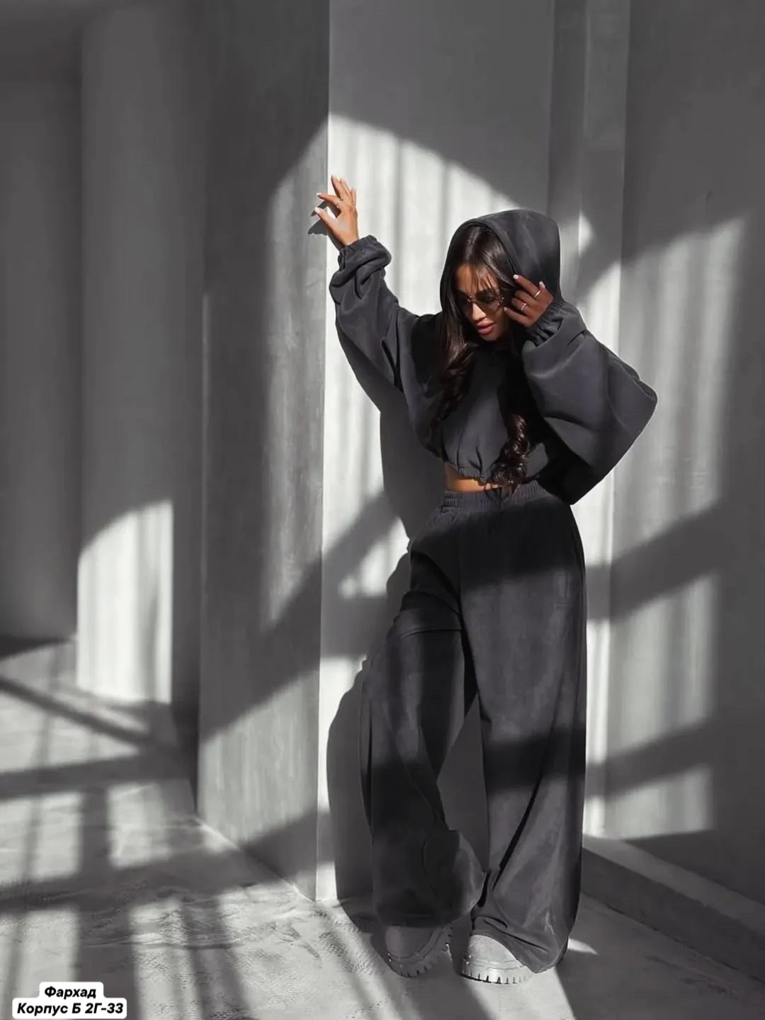 велюровый костюм,велюровый спортивный костюм,женский костюм оверсайз из велюра happyfox,костюм женский велюровый оверсайз happyfox серый,костюм велюровый женский