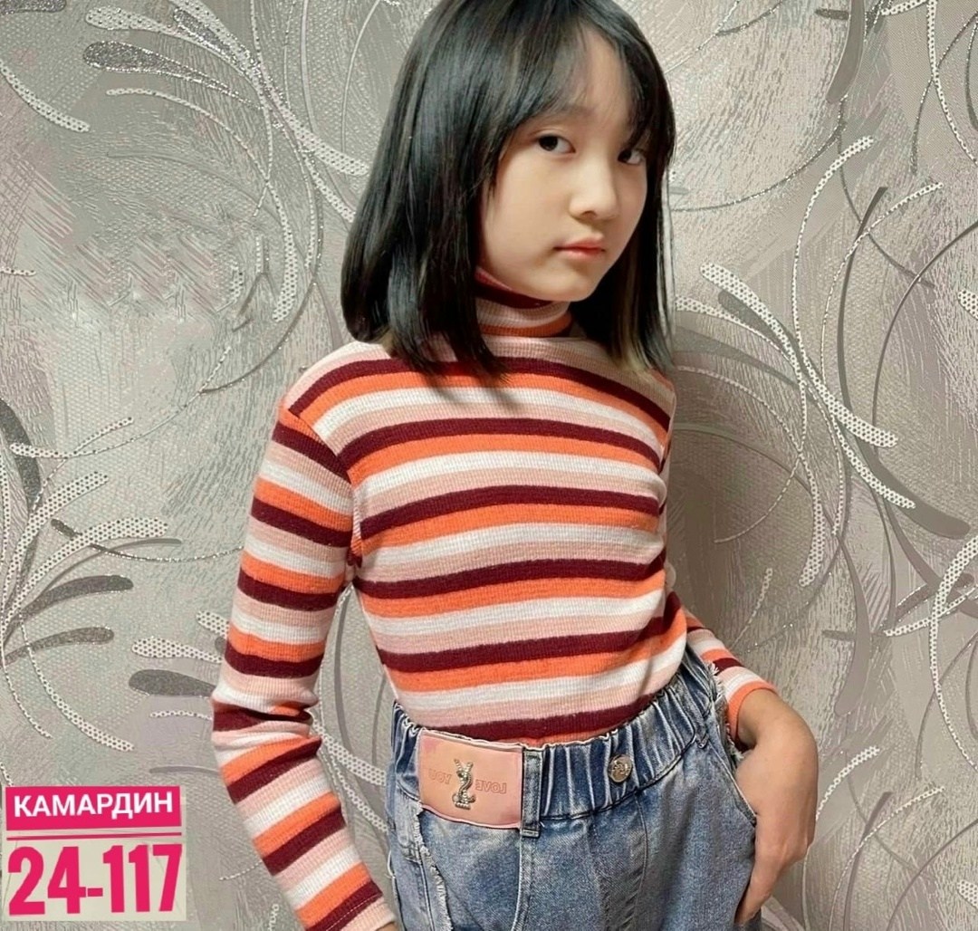 водолазка в полоску детская,водолазка,полосатые водолазки детские,водолазка для девочек,детская водолазка avrin 178 бело-розовый