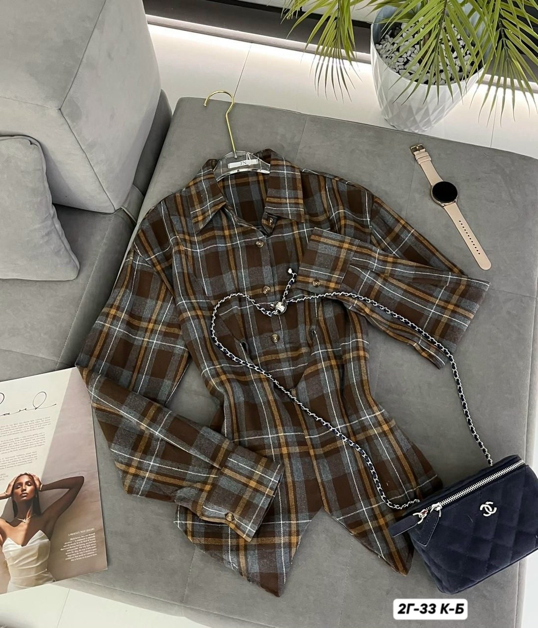 рубашка в клетку серо-бежевого цвета,рубашка в клетку оверсайз удлиненная 2e_brand,рубашка enamour женская коричневая в клетку арт. 1665414754,рубашка клетка,рубашка в клетку женская