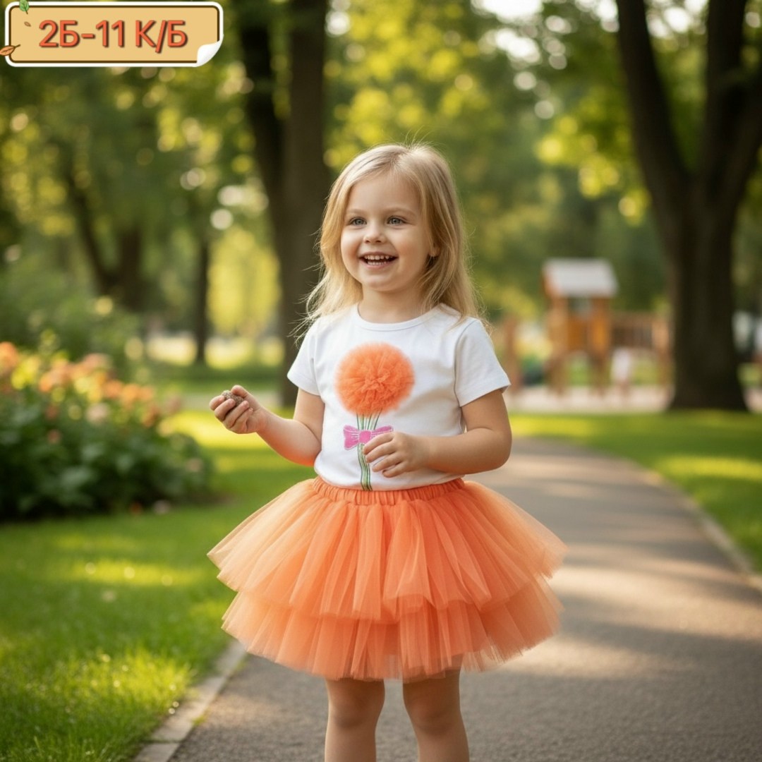юбка из фатина,юбка из фатина для девочки,детская юбка из фатина оранжевого цвета,юбка из фатина для девочки оранжевая,юбка пачка из фатина оранжевая