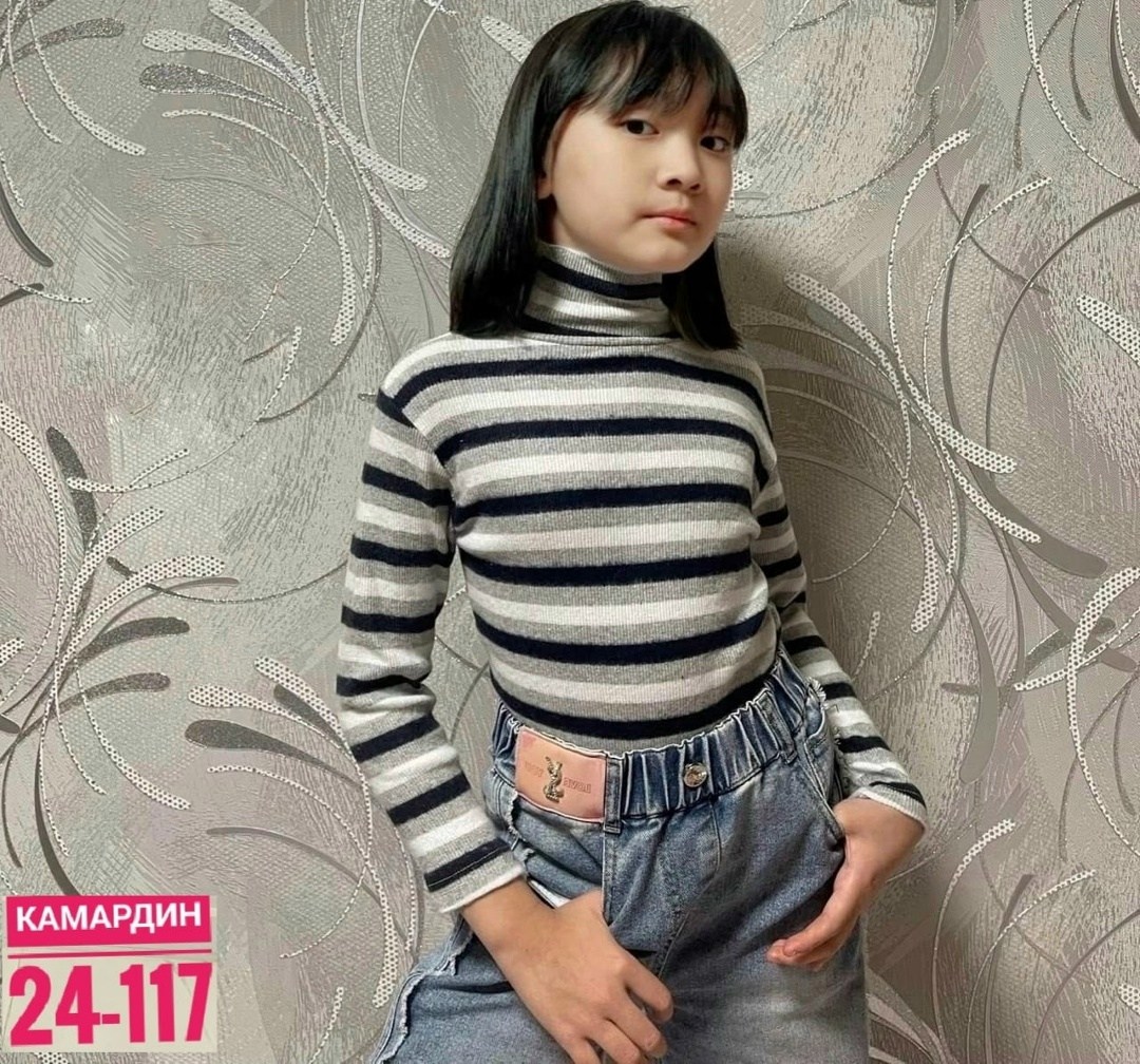 водолазка в полоску детская,водолазка,полосатые водолазки детские,водолазка для девочек,детская водолазка avrin 178 бело-розовый