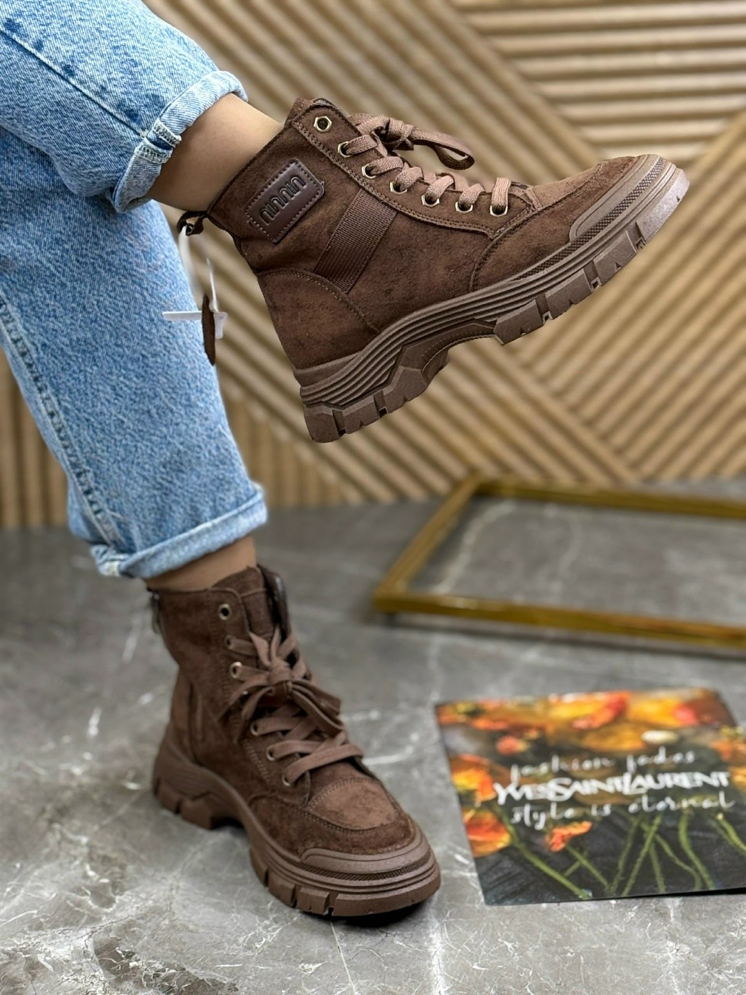 , женская,женские ботинки,ботинки модные,замшевые ботинки