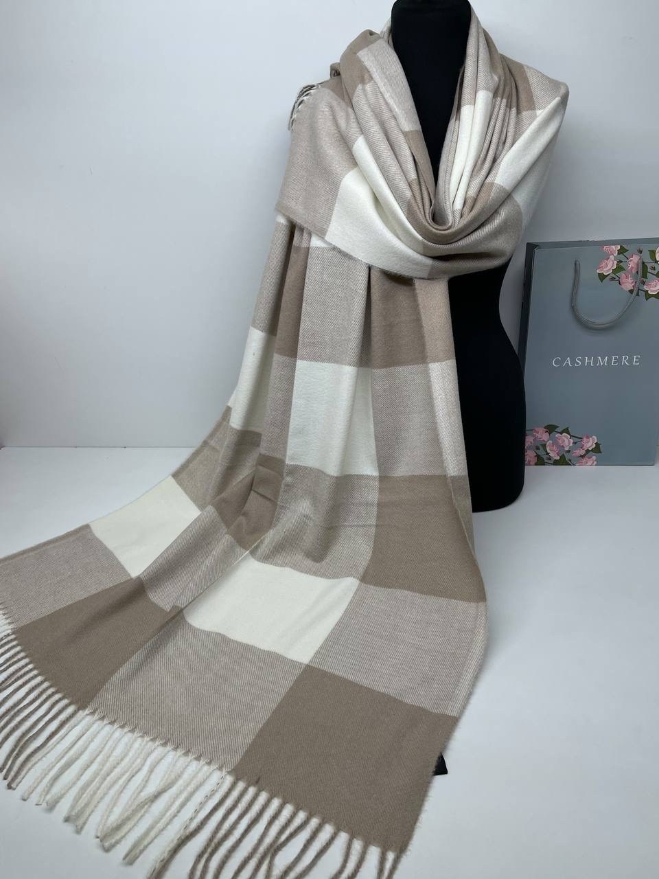 палантин женский,палантин женский в клетку 180*80 см арт 1387327,палантин теплый,шарф женский теплый палантин подарок,палантин кашемировый женский