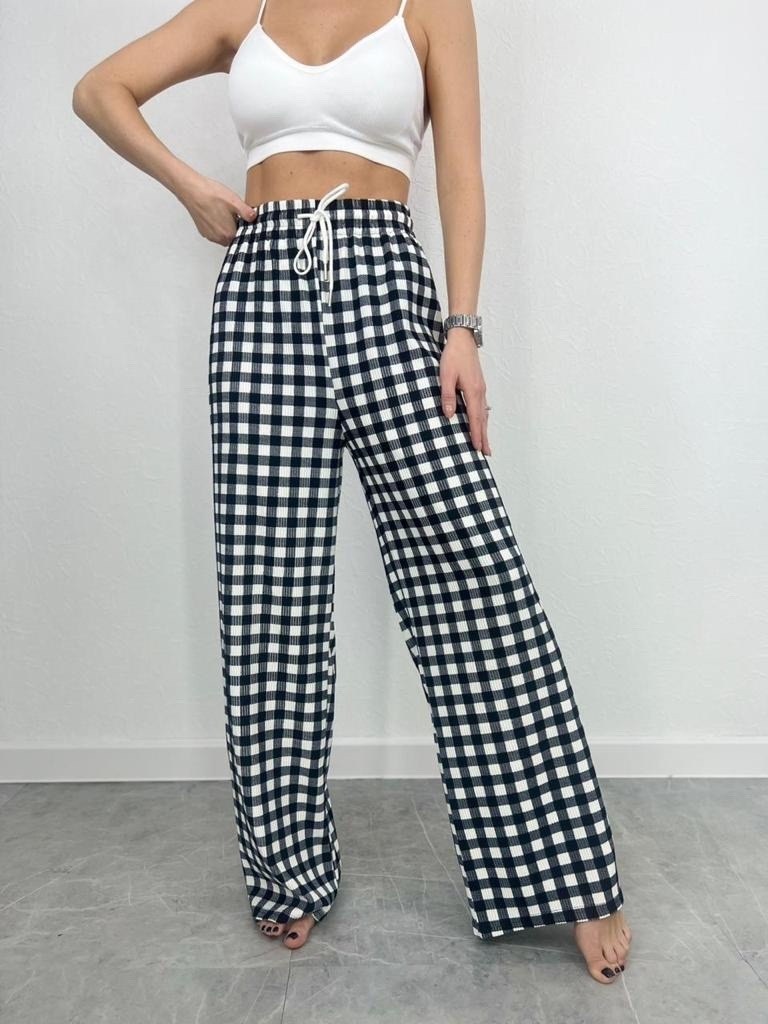 брюки женские,брюки лапша,женские брюки хлопок,брюки пижамные кюлоты широкие палаццо evranova 79885174,широкие брюки палаццо на резинке