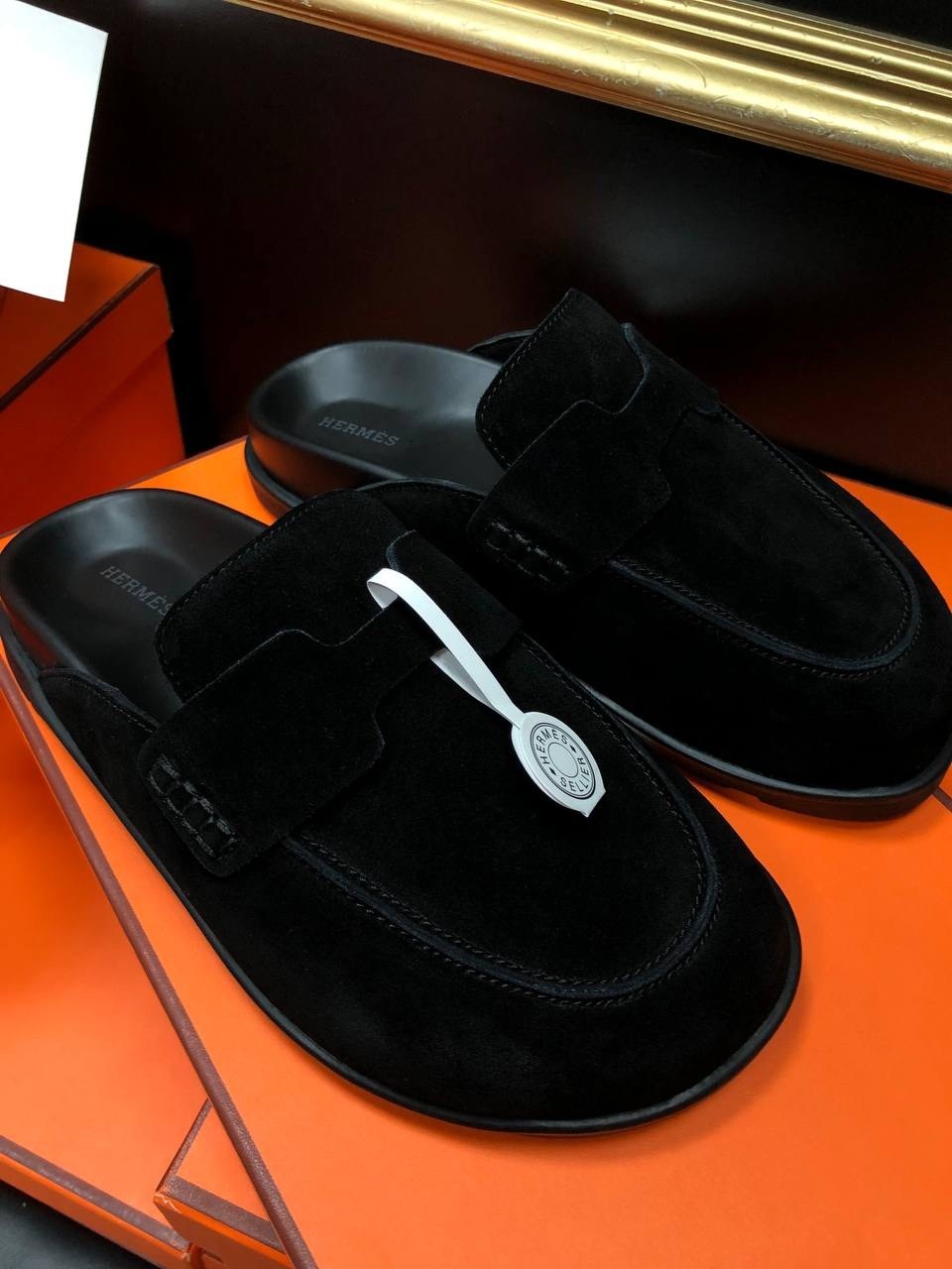 обувь,мюли hermes черные,мюли мужские,мюли hermes,обувь hermes