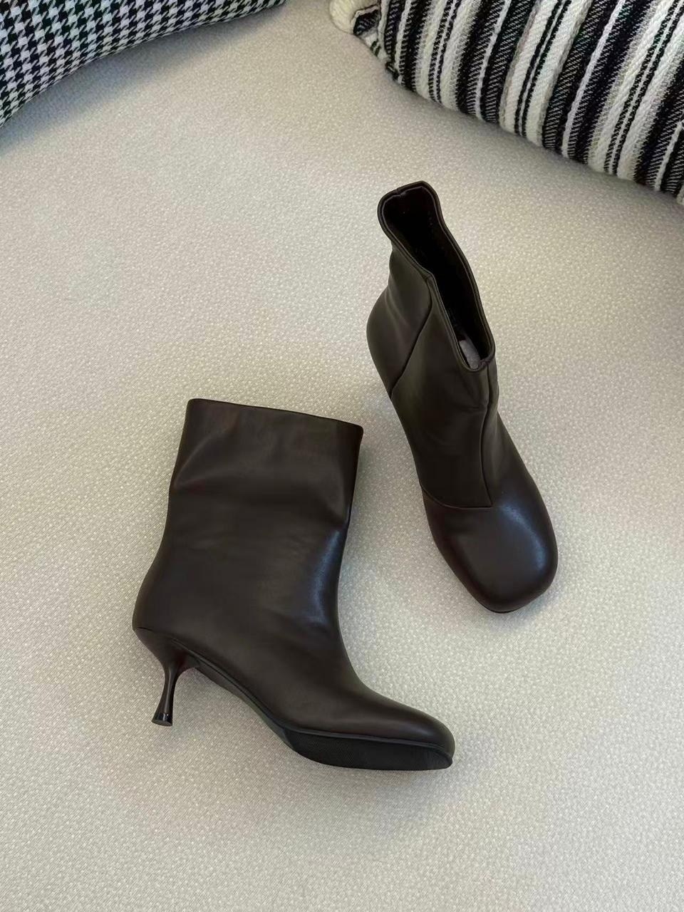 ,ботильоны женские,кожаные ботильоны,ботильоны баленсиага, женская