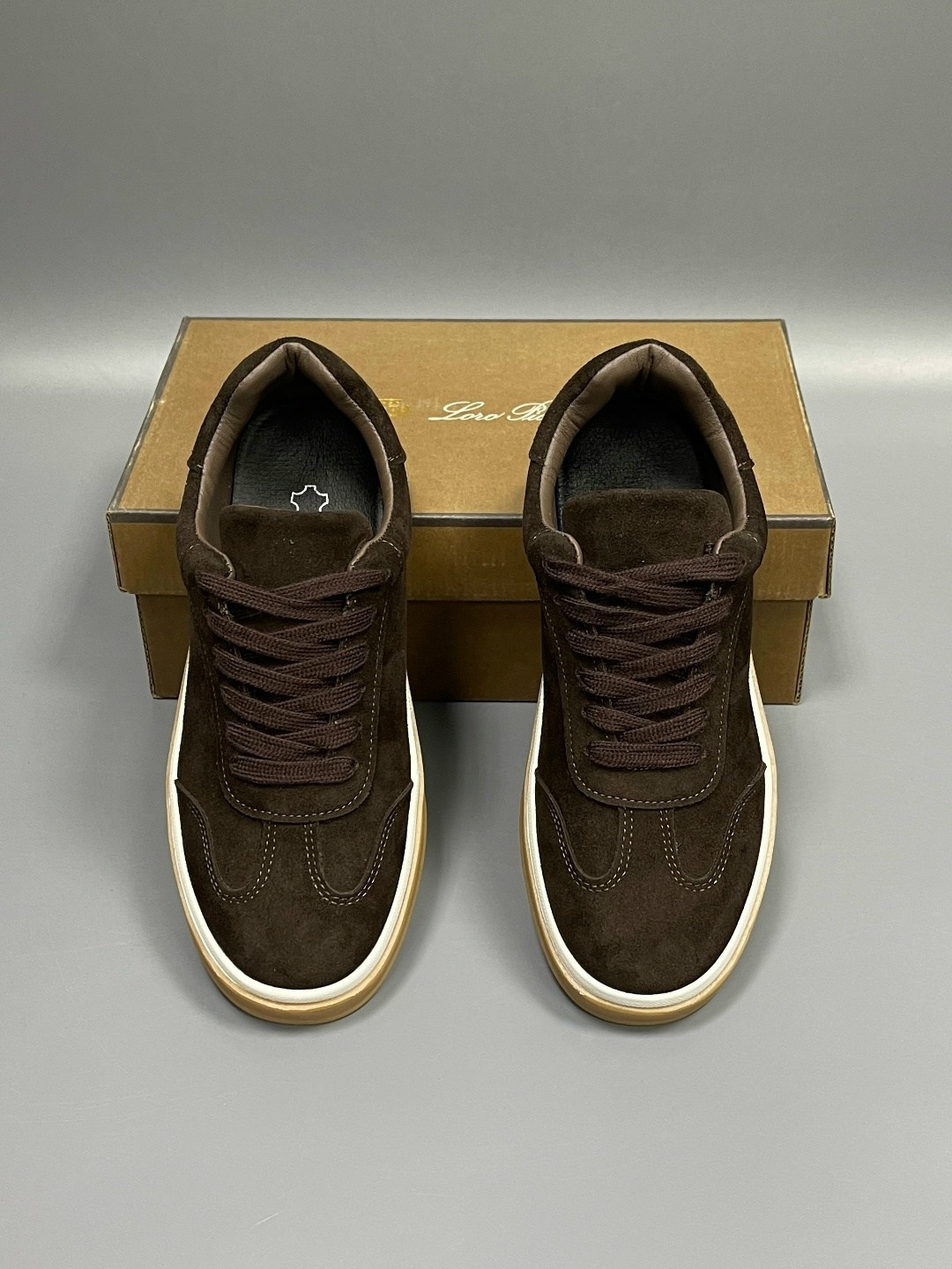 женские кроссовки из замши loro piana коричневые,замшевые кроссовки,замшевые кеды,женские кроссовки из замши loro piana коричневые lm-21161,кроссовки из натуральной замши