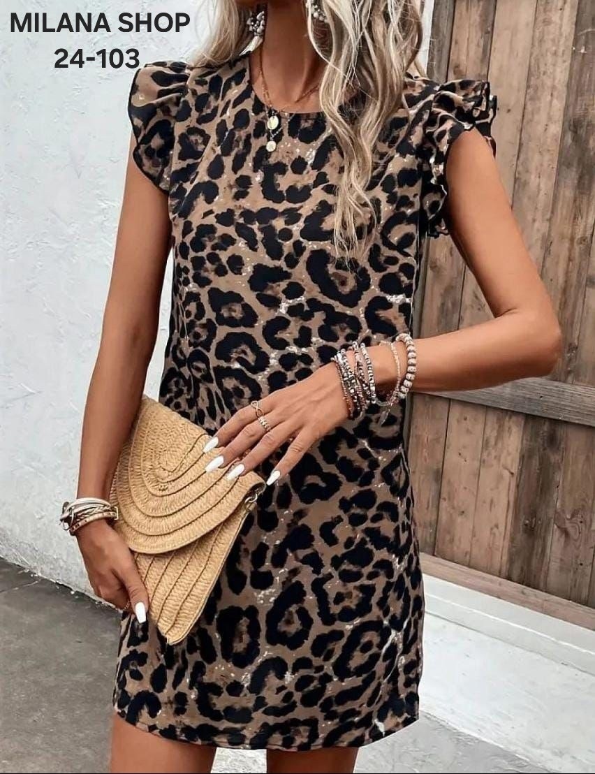 платье с леопардовым принтом,платье женское леопардовое,леопардовое трикотажное платье,платье женская,леопардовое платье