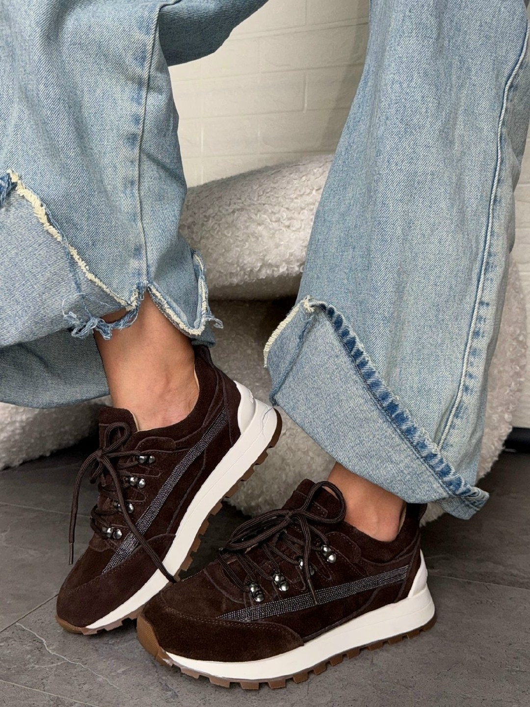 комбинированные кроссовки brunello cucinelli,кроссовки brunello cucinelli,замшевые кроссовки brunello cucinelli,кроссовки мужские brunello cucinelli,кроссовки brunello cucinelli черный