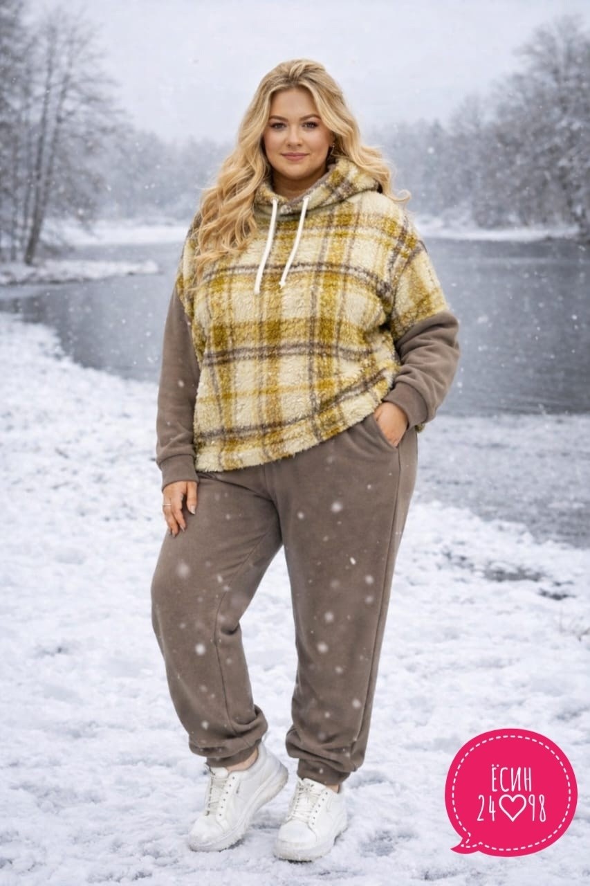 костюм на флисе,женский костюм больших размеров,костюм,женский спортивный костюм больших размеров,теплый спортивный костюм