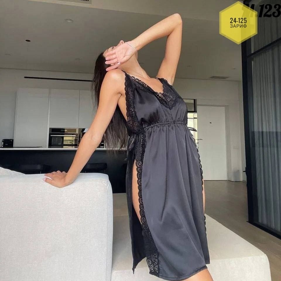 пеньюар женский,шёлковая ночная сорочка ткань: шёлк армани+гипюр,женская ночная сорочка из шелка и атласа,ночнушка женская,сорочка ночная женская
