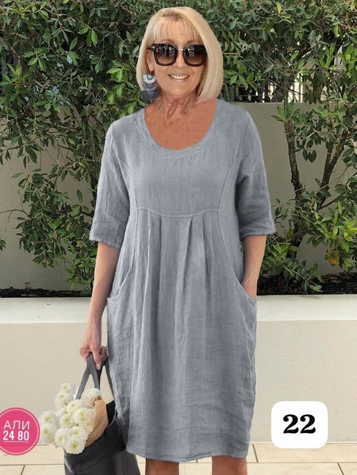 туника льняная,платье из хлопка и льна,платье большие размеры,женское платье больших размеров,платье женщин