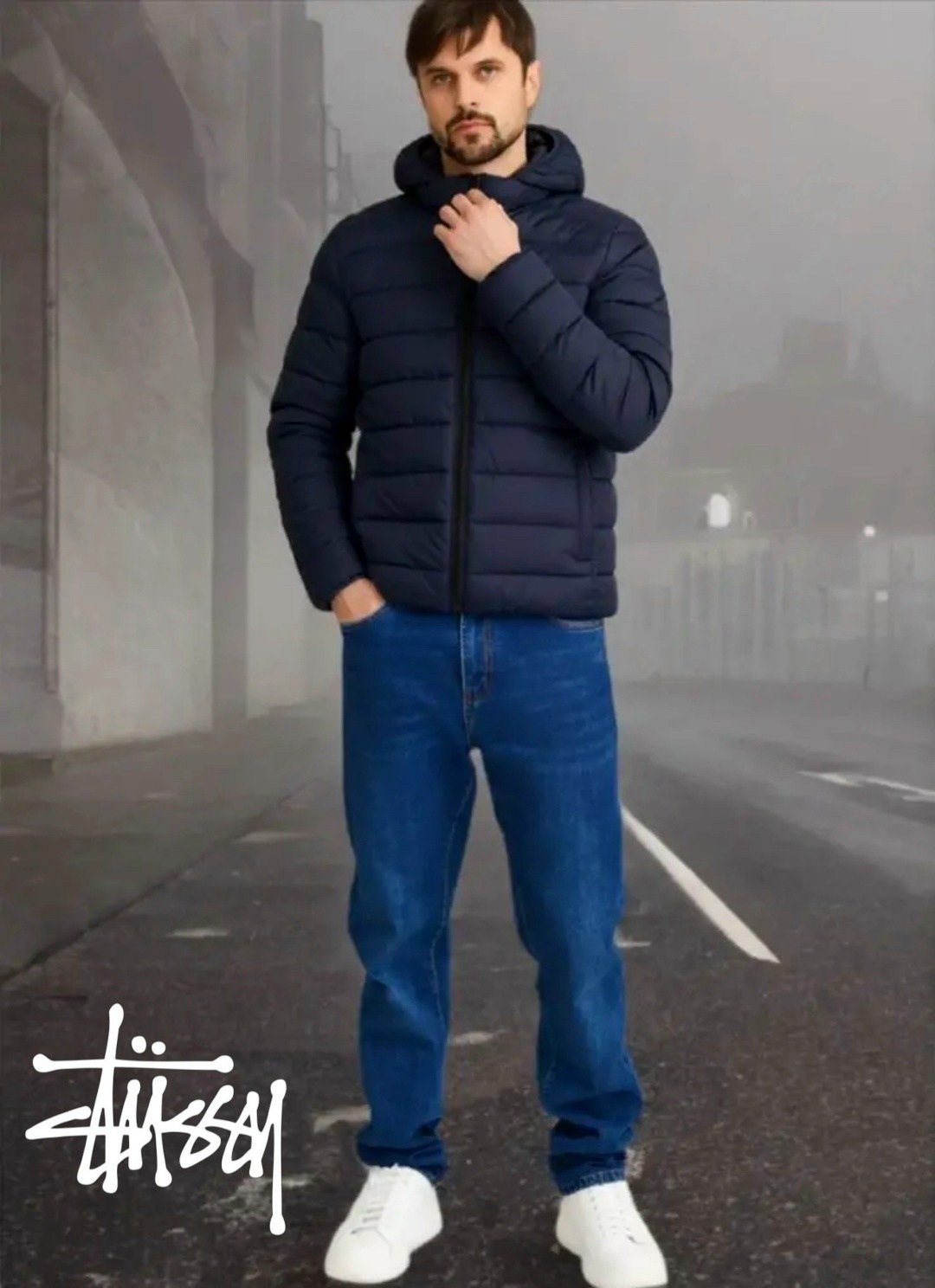 куртка мужская зимняя stussy,зимняя куртка stussy,куртка stussy,куртка мужская stussy теплая зимняя,куртка зимняя stussy 800 fill дутый утепленный пуховик retro stussy