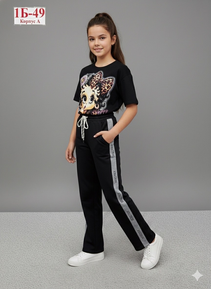 костюм для девочек,брюки для девочек,футболки для девочки,одежда для девочки,широкие брюки