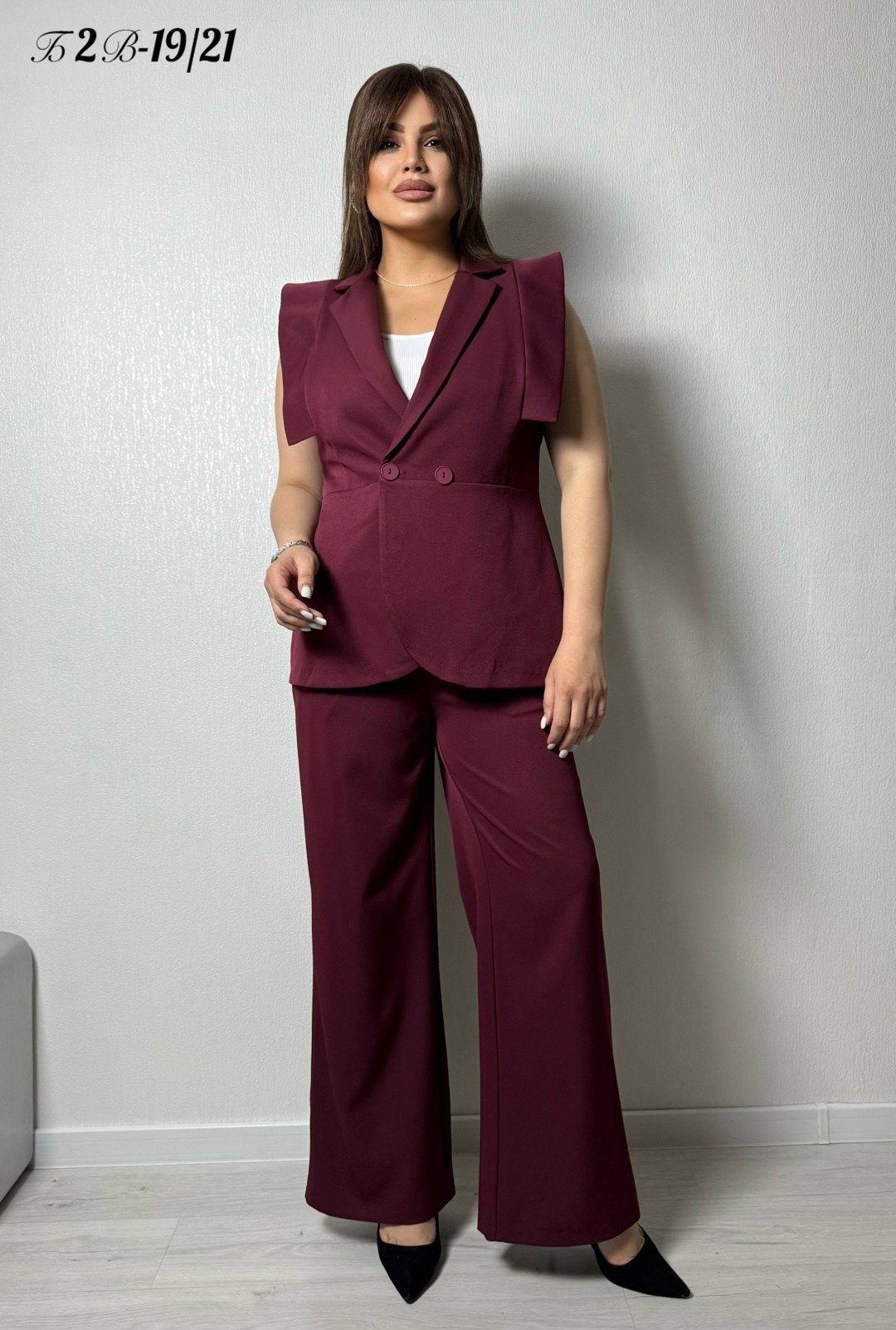 брючный костюм,брючный женский костюм,брючный костюм повседневный,комплект брючный,костюм брючный с жилетом gunuelle