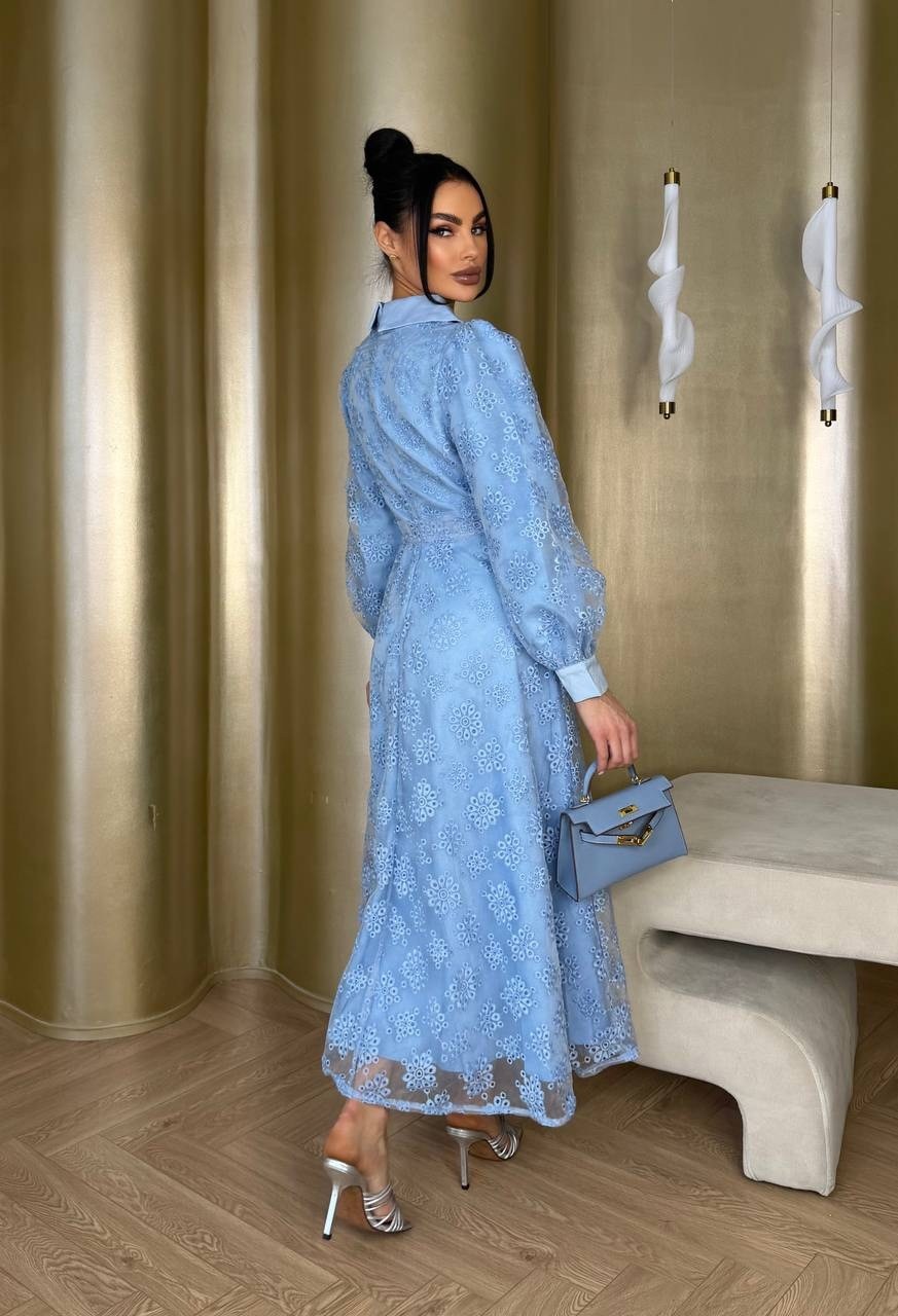 нарядное платье,модное платье,платье,женское платье,голубое платье