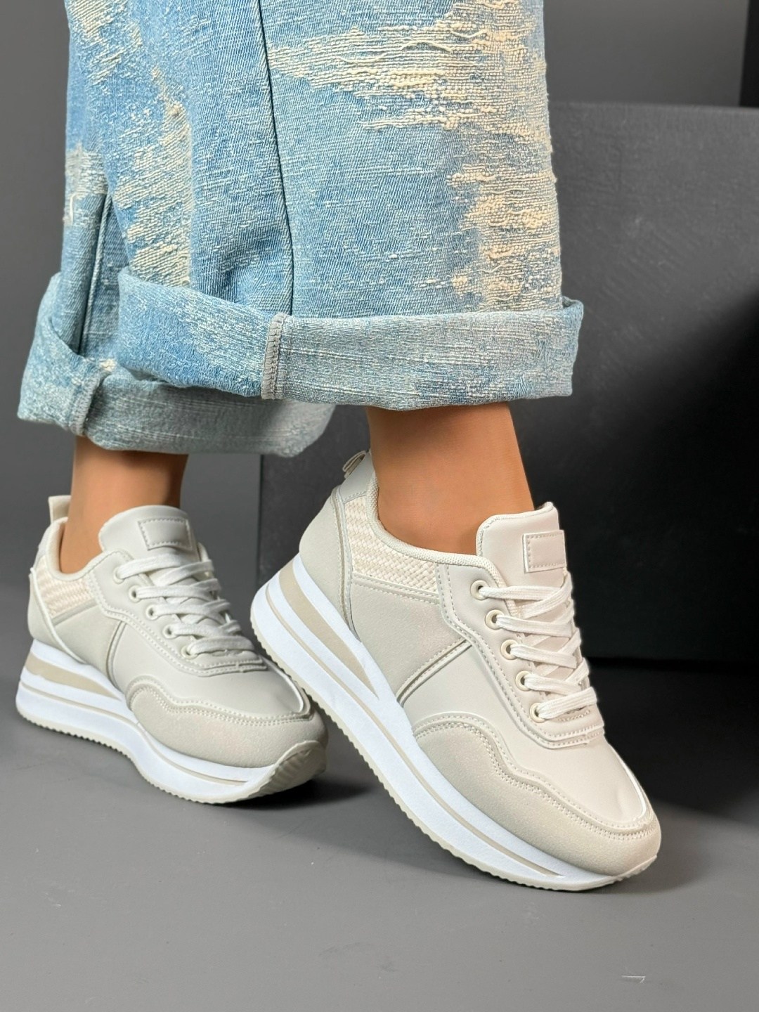 кроссовки женскиe,,кроссовки бежевые,кроссовки модные,кроссовки женские на высокой подошве