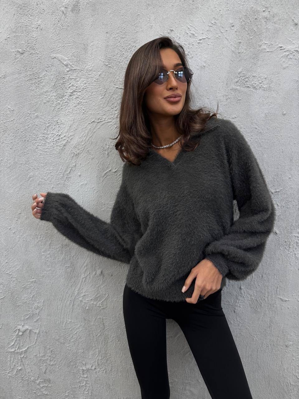 пушистый джемпер,кофта вязаная,пушистая кофта,вязаная кофта оверсайз,белая пушистая кофта